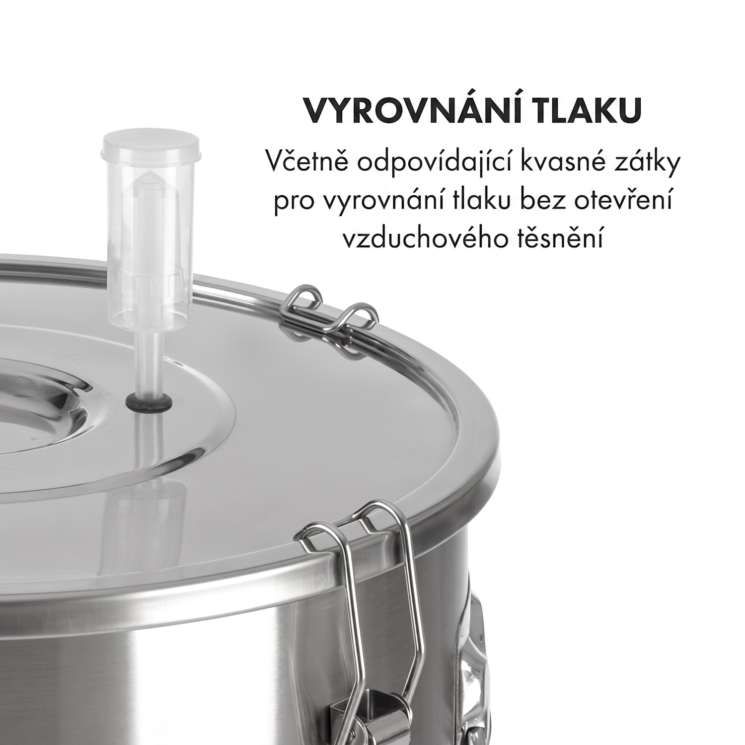 Gärkeller Pro XL, fermentační kotel, 60 l, vypouštěcí ventil, nerezová ocel 304 