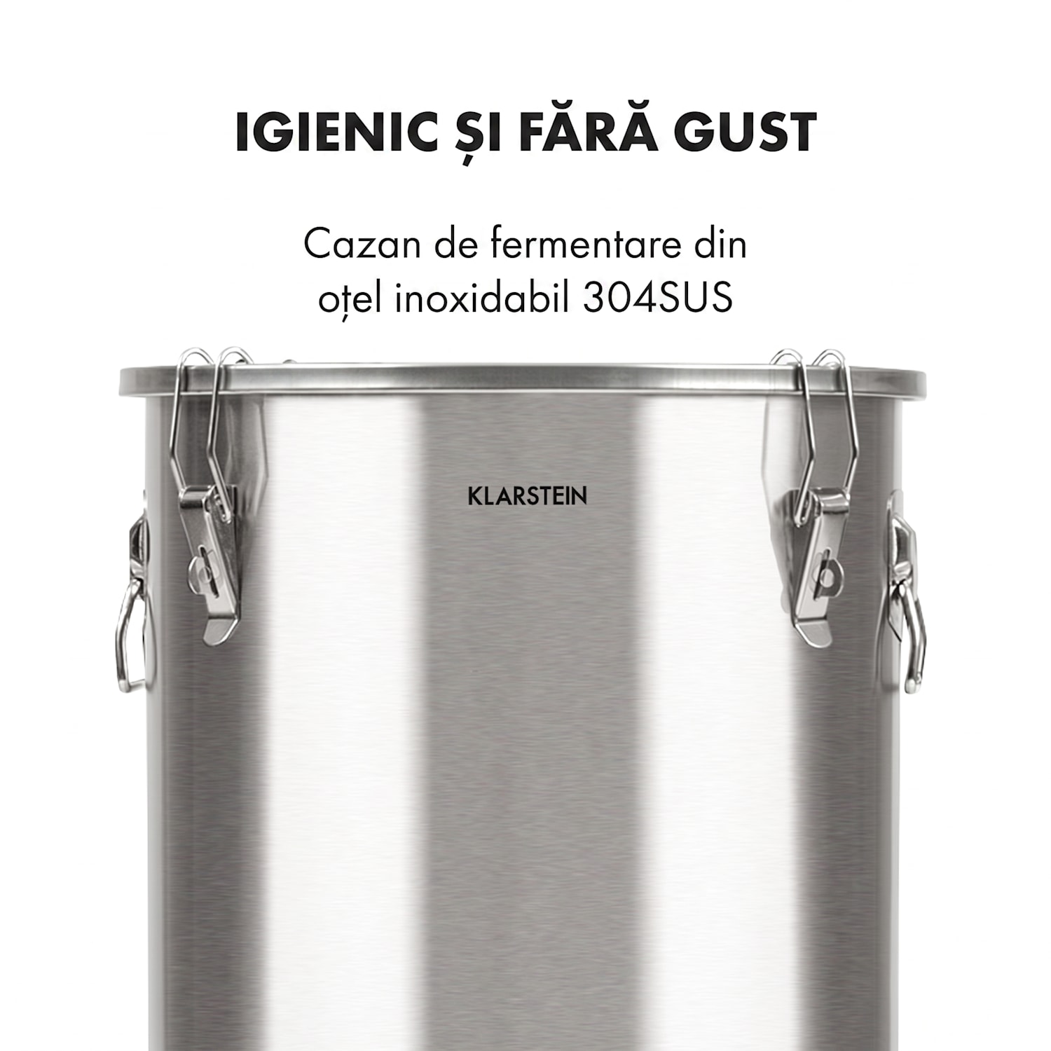 Gärkeller Pro XL, cazan de fermentare, 60 litri, supapă de scurgere a drojdiei, oțel inoxidabil 304 