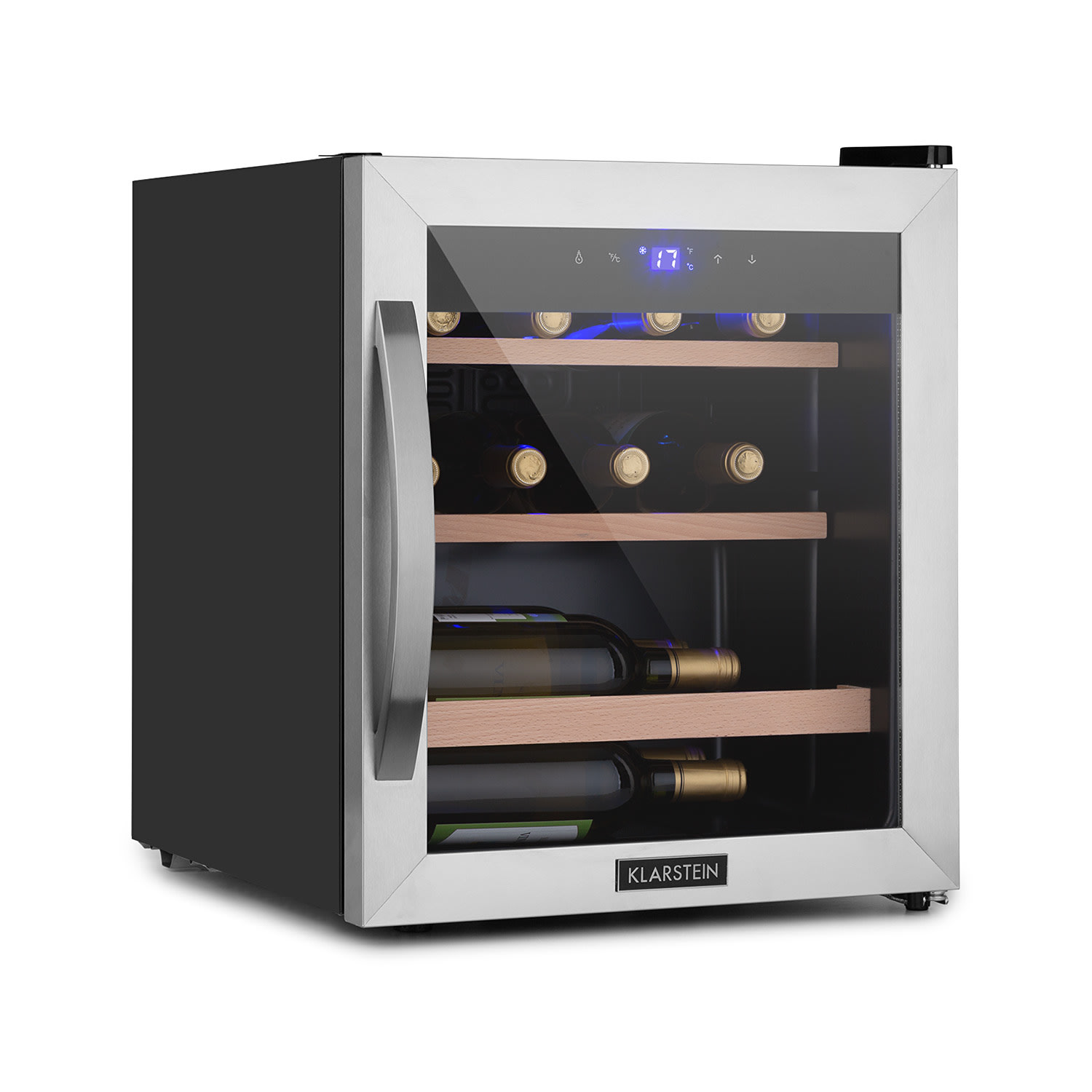 Vinetage 12 Uno, chłodziarka do wina, 12 butelek, 46 l, 4-18°C, 40 dB, szkło