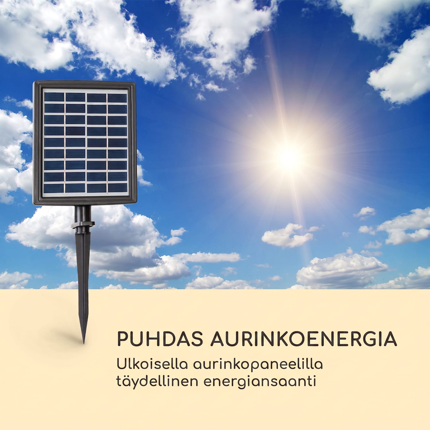 Mystic Tree aurinkopuutarhan suihkulähde LED-valaistuksella, polyresiinistä 