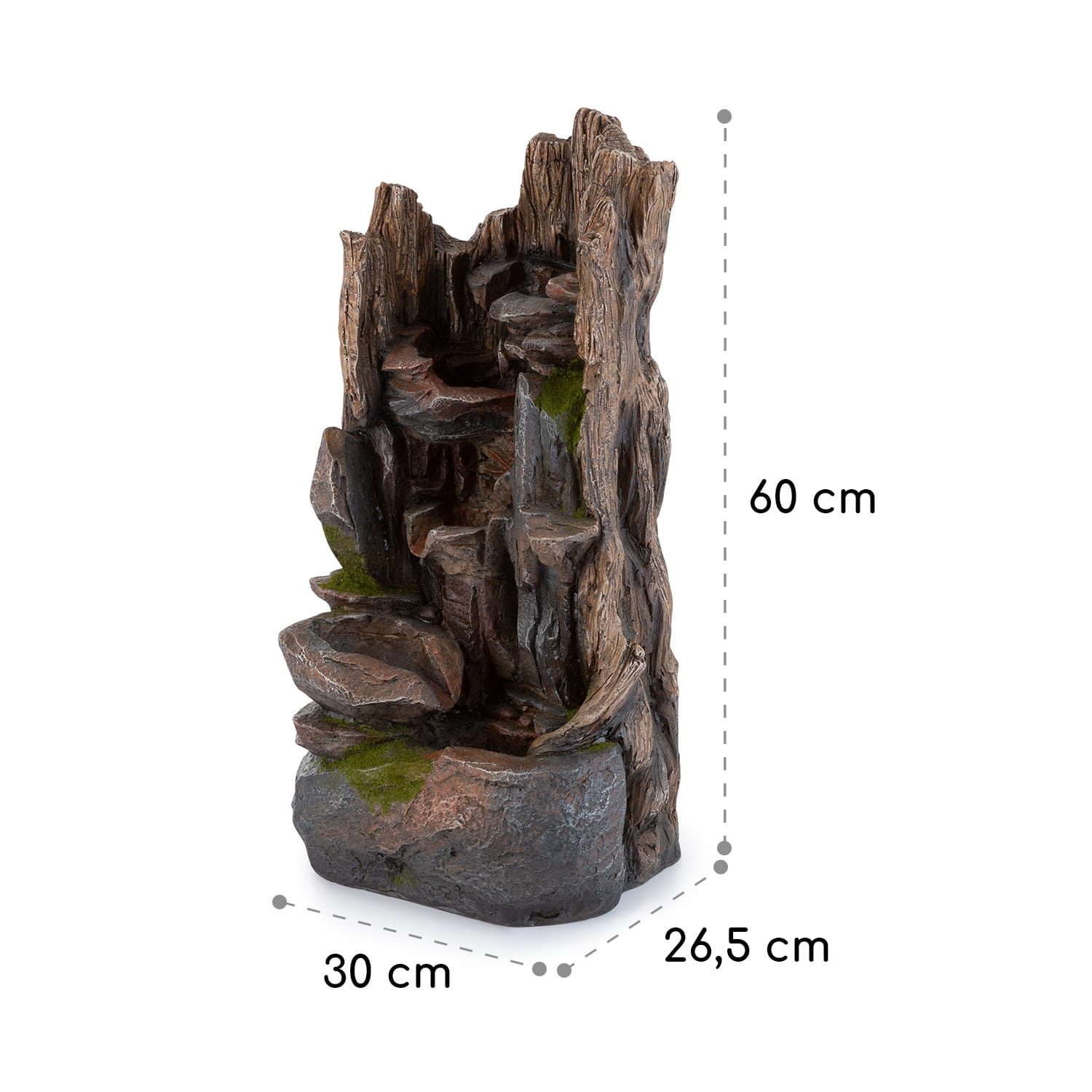 Mystic Tree solarfontein ledverlichting polyresin 