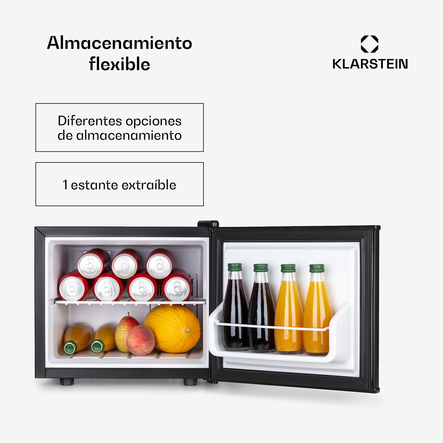 Geheimversteck Mininevera 2 niveles 17L 26dB Termoeléctrico 17 Ltr | Negro