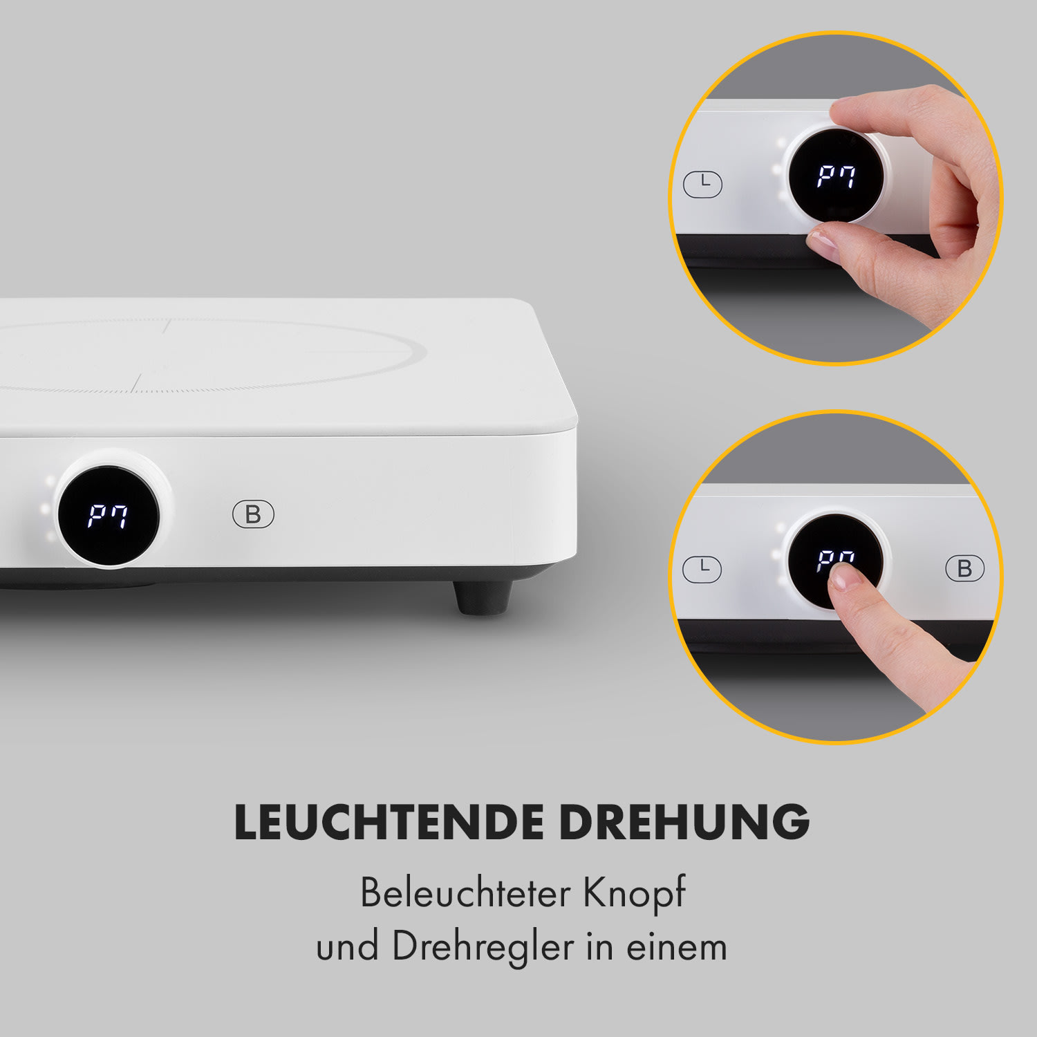 FutureChef, dupla indukciós főzőlap, 3000 W, 2 főző zóna