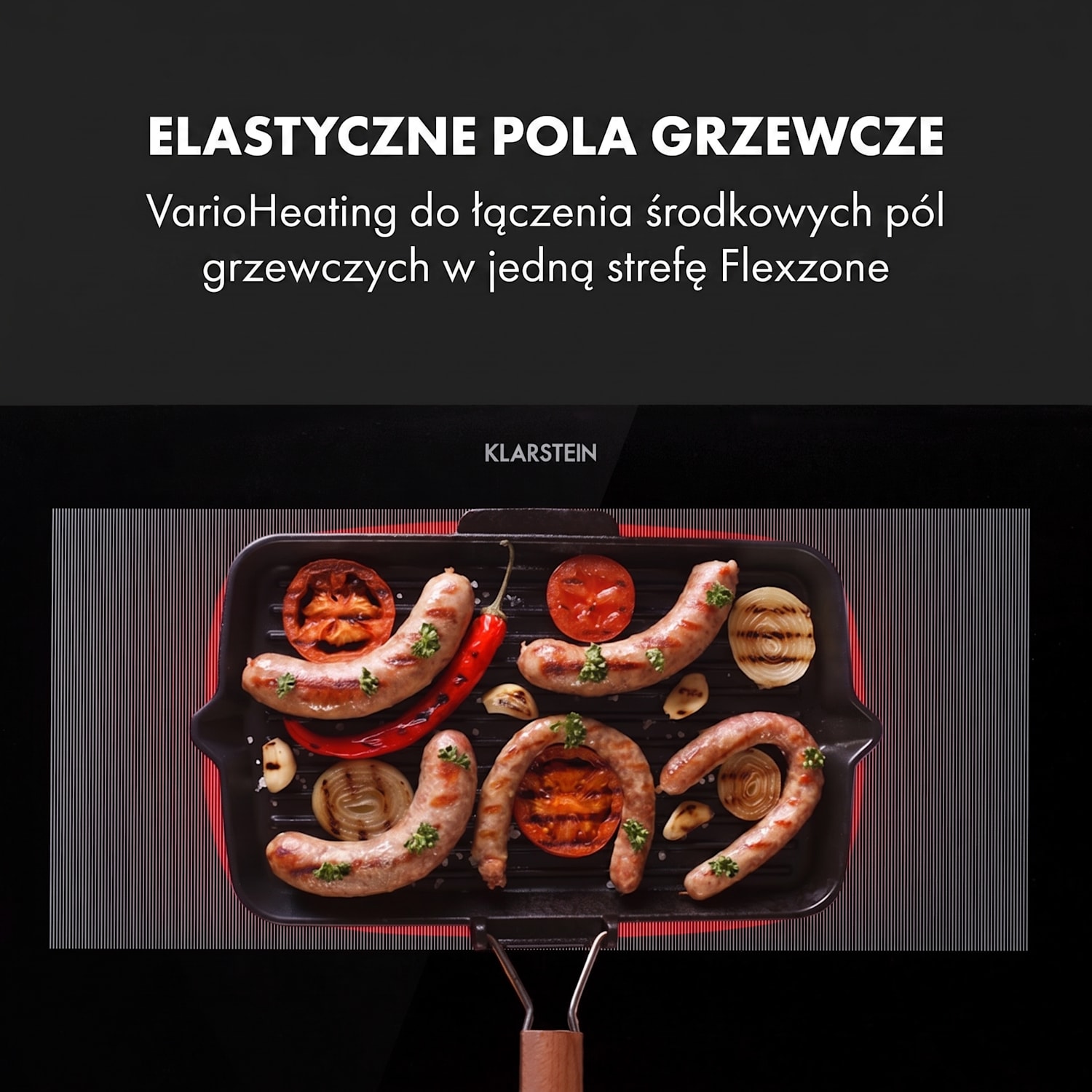 Delicatessa 90 Slim, płyta indukcyjna do zabudowy, 4 strefy, 7000 W 