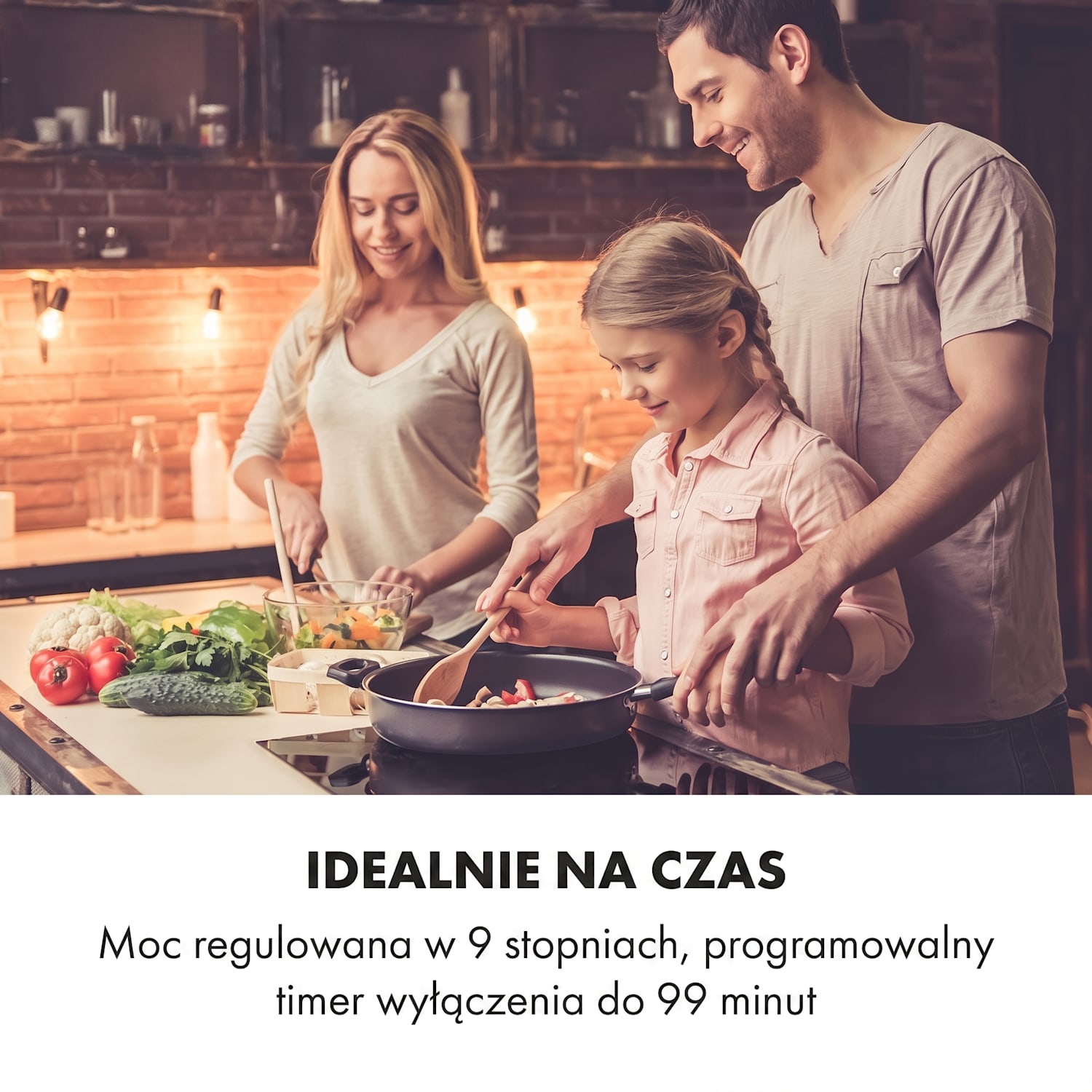 Delicatessa 90 Slim, płyta indukcyjna do zabudowy, 4 strefy, 7000 W 