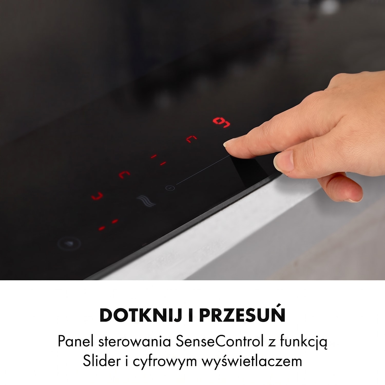Delicatessa 90 Slim, płyta indukcyjna do zabudowy, 4 strefy, 7000 W 