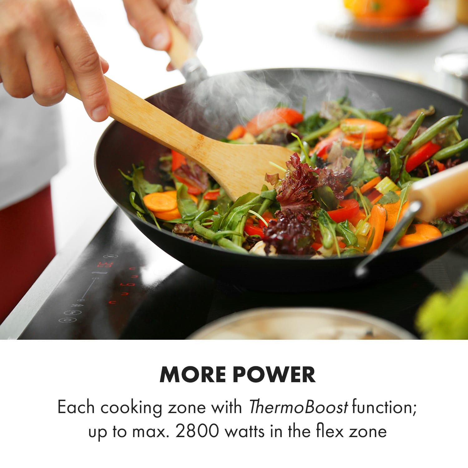 Delicatessa 90 Slim, Built-In Hob, Induction, 4 Zones, 7000W, Self-Sufficient 