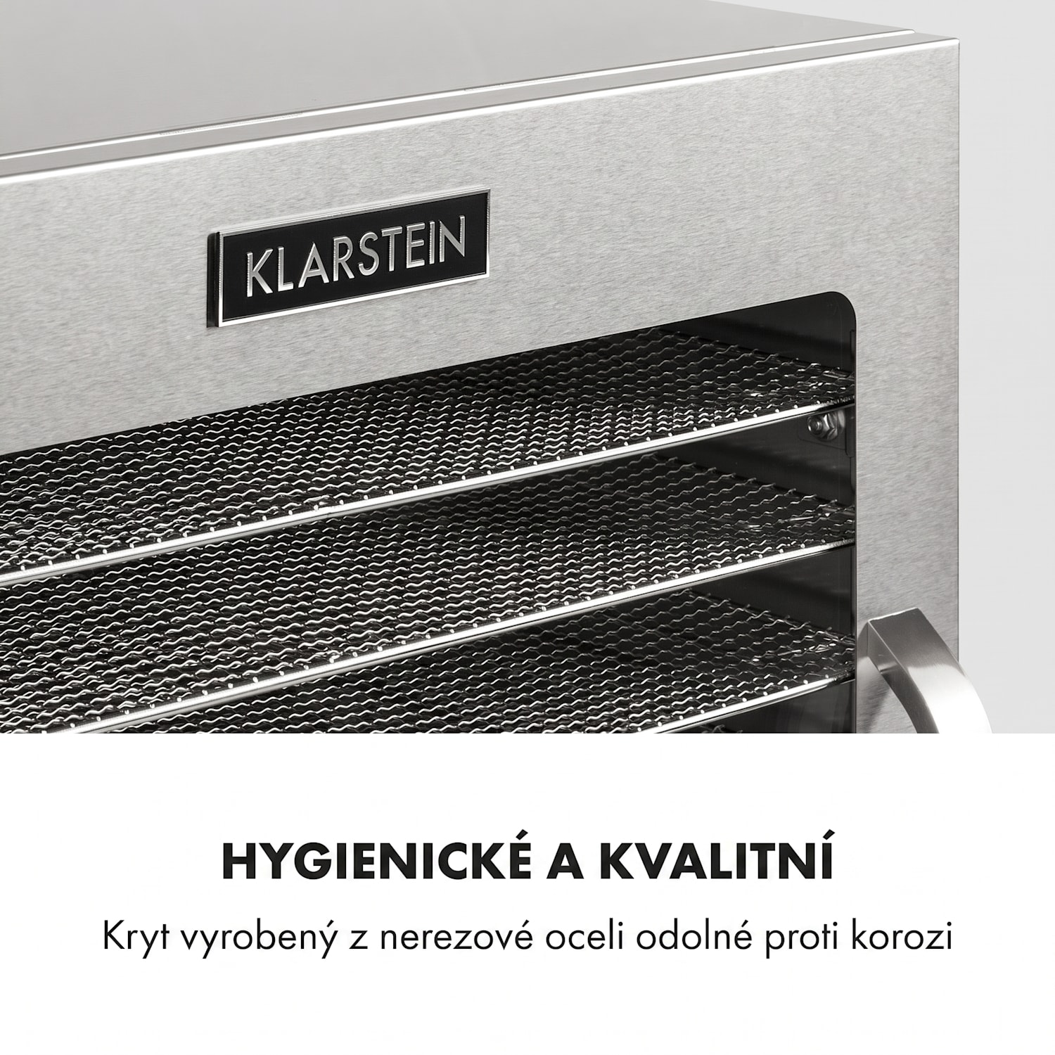 Captain Jerky 110, sušička, 1000 W, 30-90 °C, časovač 24 h, nerezová ocel 10 plat