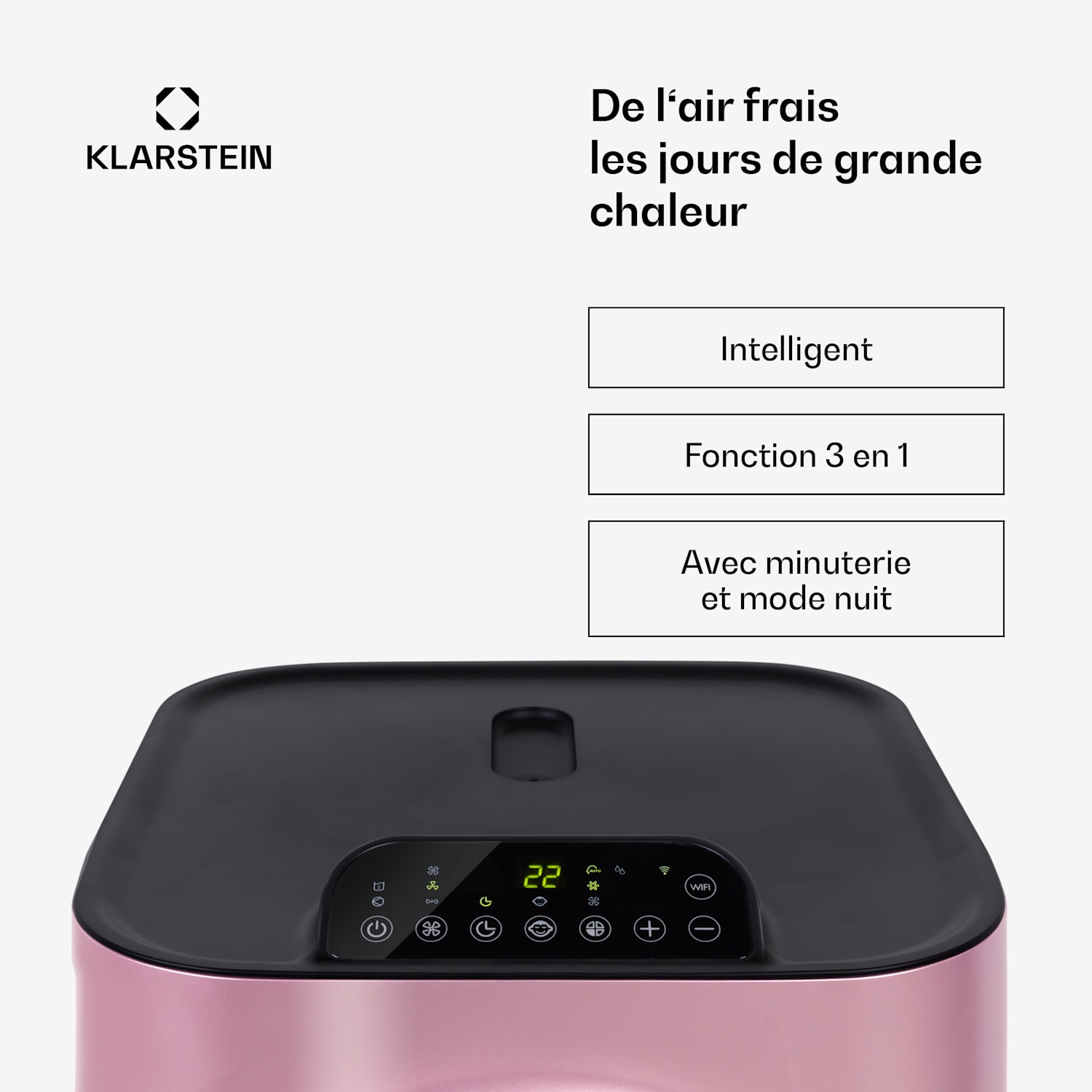 Kraftwerk Smart 10K Climatiseur 3-en-1 10000 BTU Contrôle par application  Télécommande 