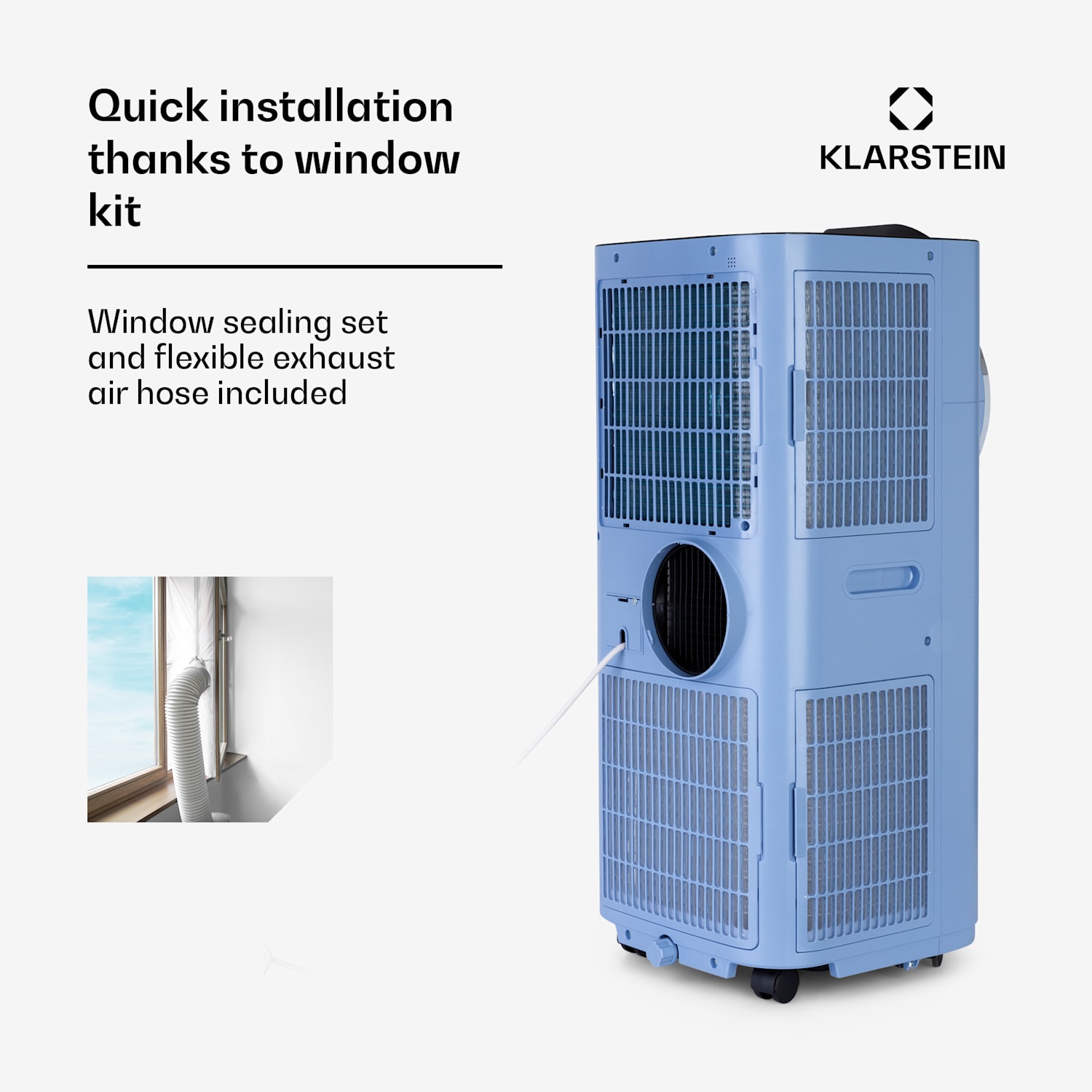 Kraftwerk Smart 12K -ilmastointilaite 3 in 1 12000 BTU sovellus 12.000 BTU | Sininen