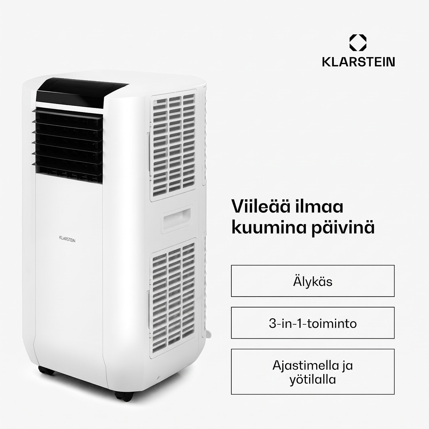 Max Breeze Smart siirrettävä ilmastointilaite 15000 BTU (4,4 kW) energialuokka A Valkoinen