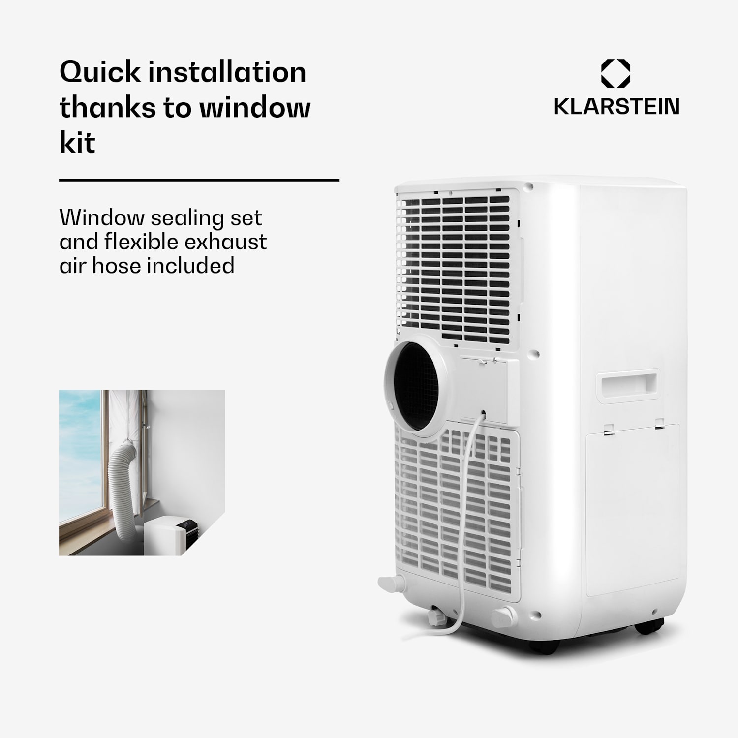 Max Breeze Smart mobiele airco 4,4 kW EEK A Wit