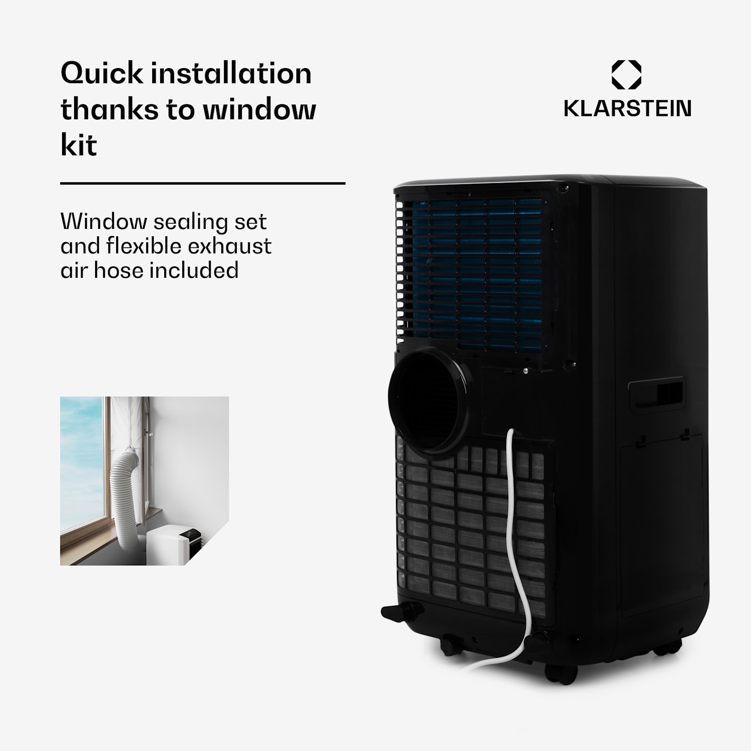 Max Breeze Smart Ar Condicionado portátil 15000 BTU/h (4,4 kW) CEE A Preto