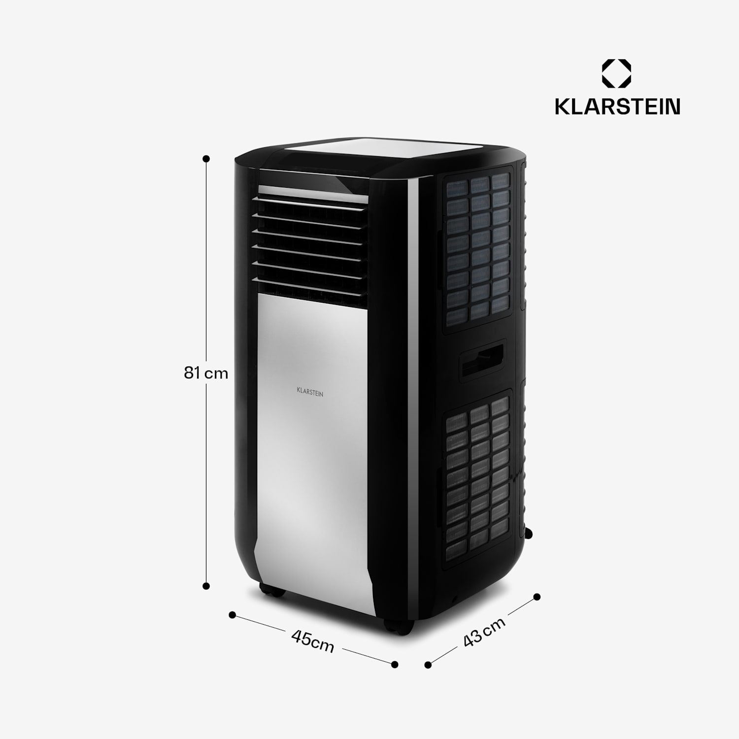 Max Breeze Smart, mobilná klimatizácia, 15000 BTU/4,4 kW, A Čierna