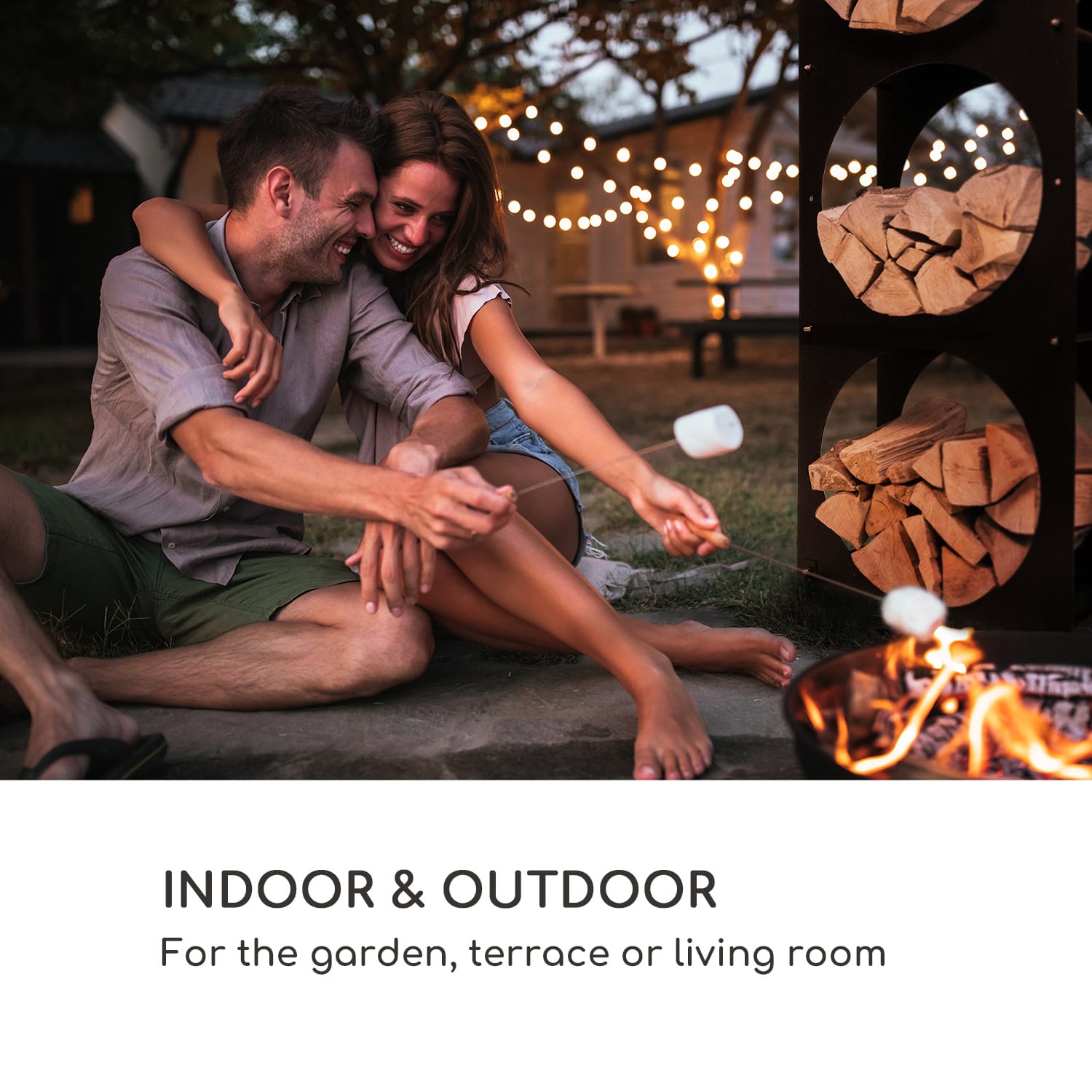 Trio Circulo, suport din lemn, 55 × 160 × 30 cm, oțel de 3 mm, raft