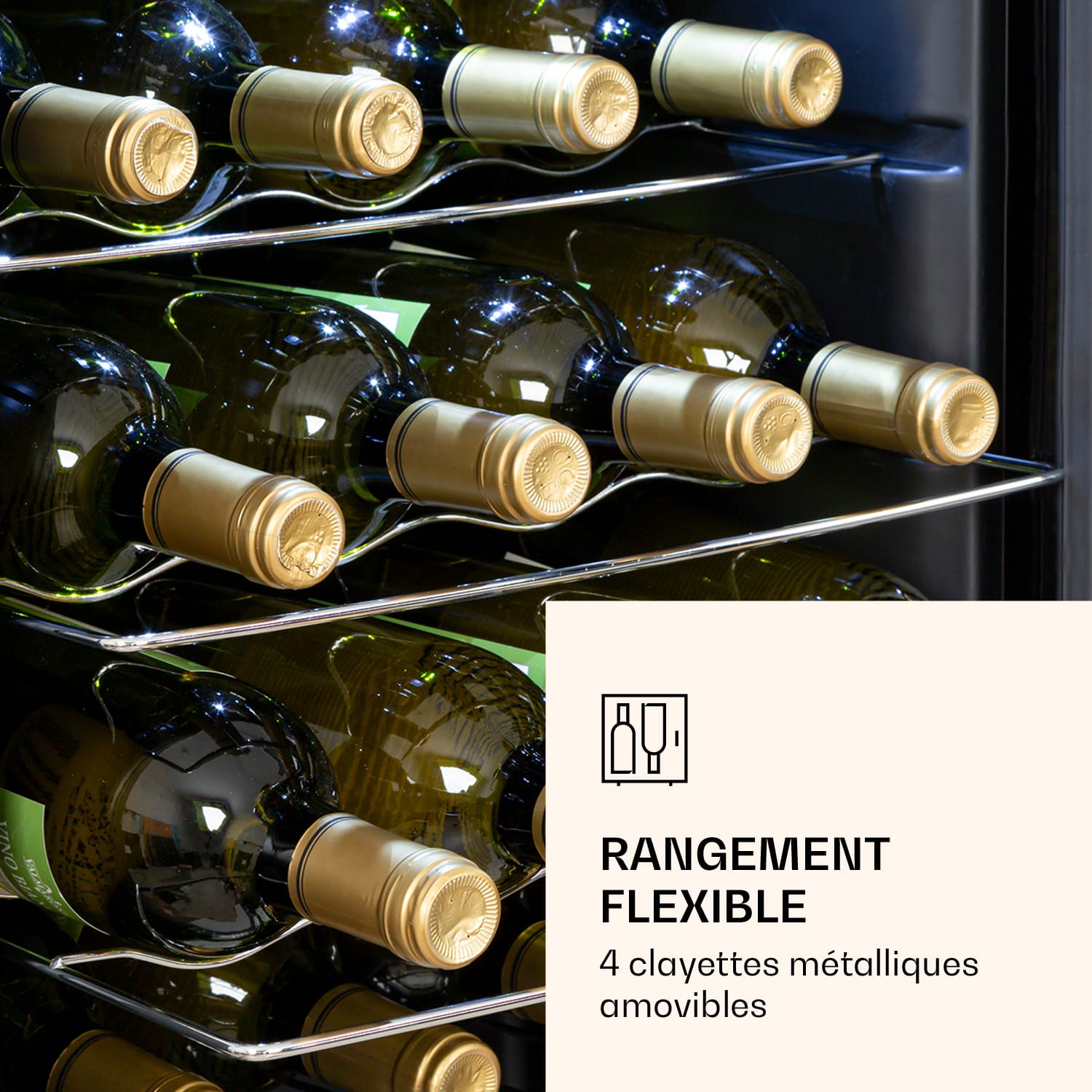 Shiraz 20 Uno Cave à vin 53 L Panneau de contrôle tactile 131 W 5-18°C 