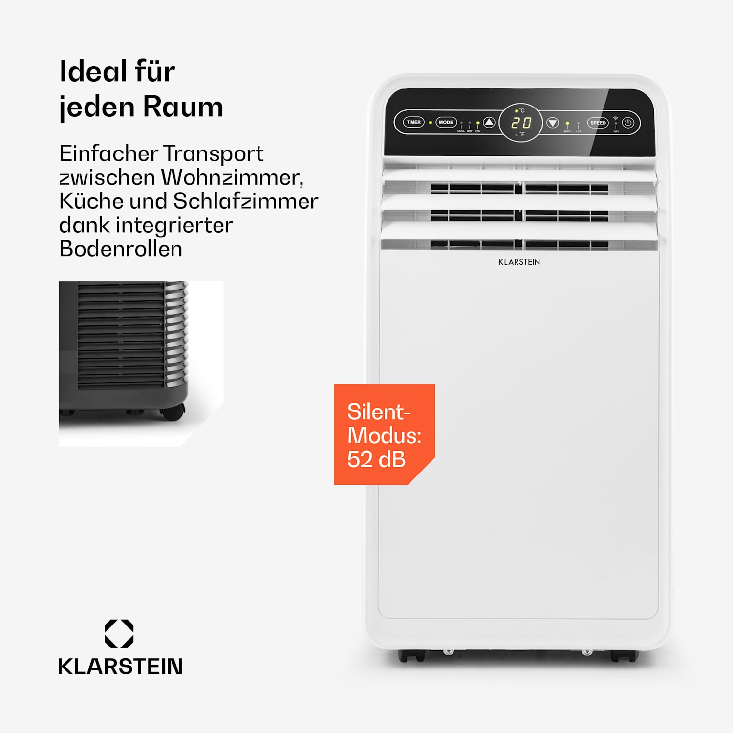 Metrobreeze New York Smart 7k mobile Klimaanlage 7000 BTU/2,1 kW 7.000 BTU | Ja | Weiß