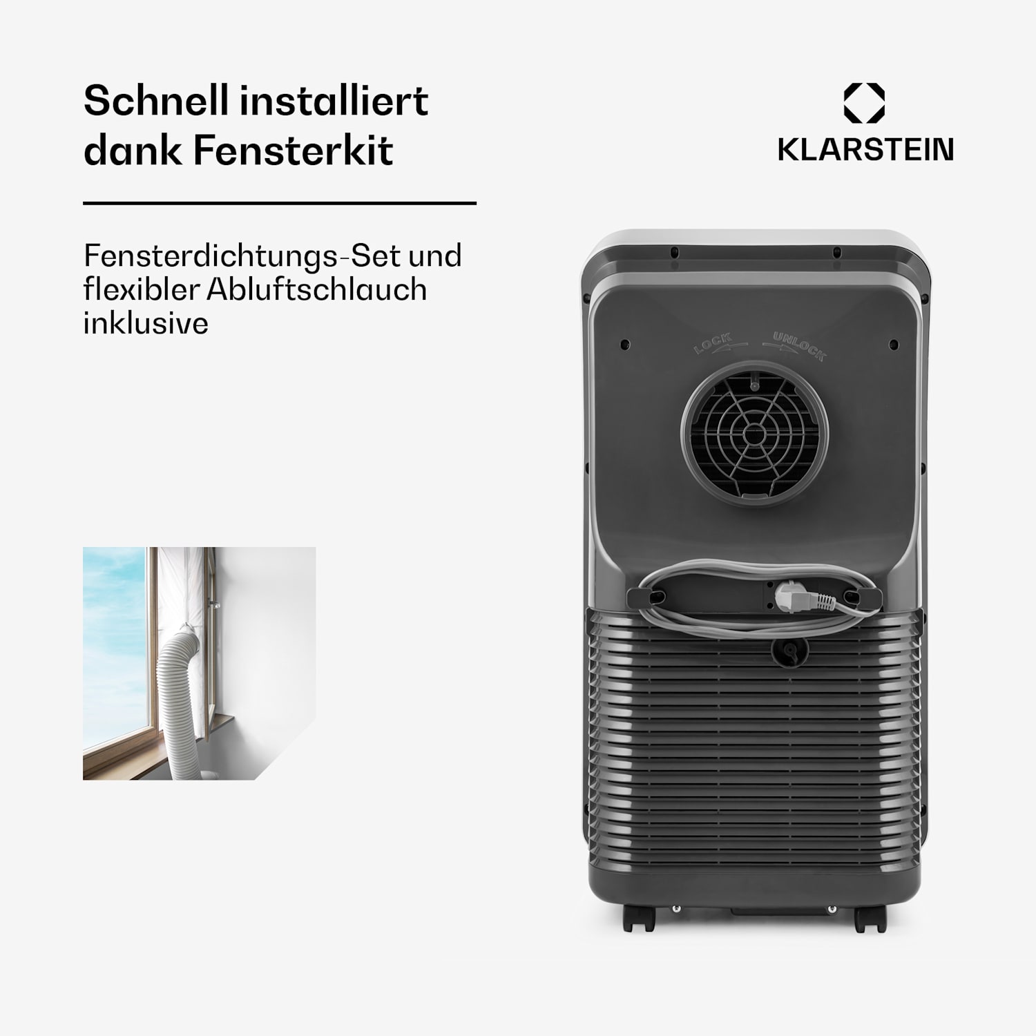 Metrobreeze New York Smart 7k mobile Klimaanlage 7000 BTU/2,1 kW 7.000 BTU | Ja | Weiß