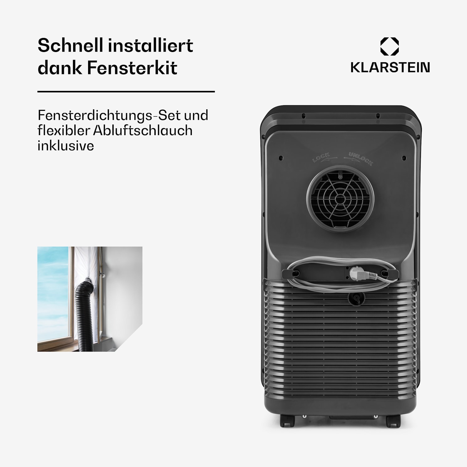 Metrobreeze New York Smart 7k mobile Klimaanlage 7000 BTU/2,1 kW 