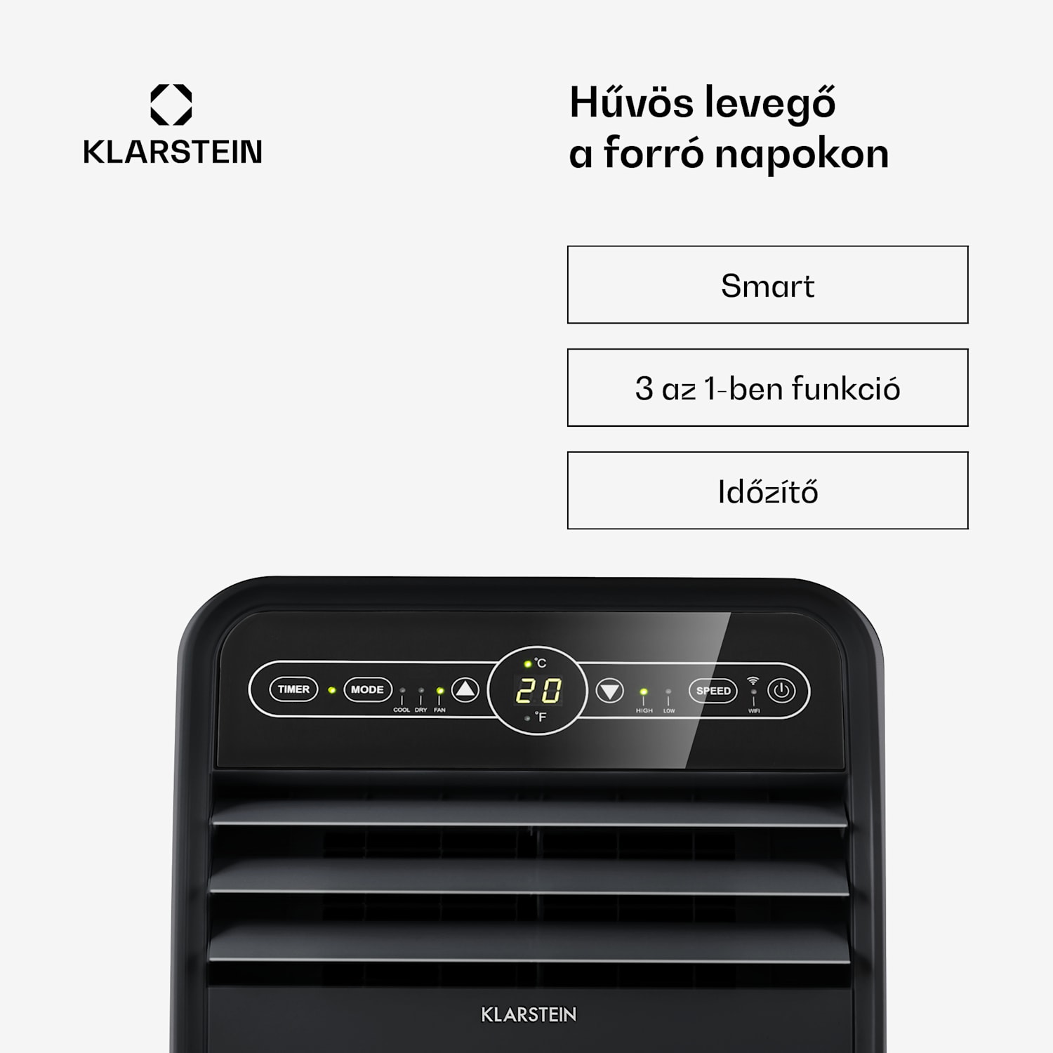 Metrobreeze New York Smart 7k, mobil klíma, 7000 BTU / 2,1 kW, A energiaosztály, távirányító 