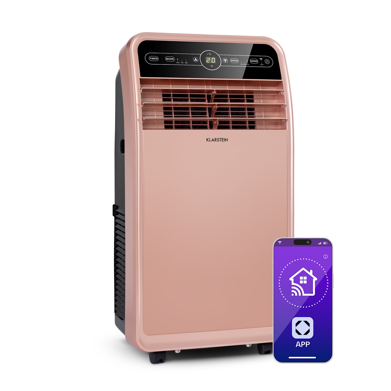 Aire acondicionado móvil Metrobreeze New York Smart 12k 12000 BTU/3,5 kW EEC A mando a distancia oro rosa 12.000 BTU | Sí | Oro Rosa