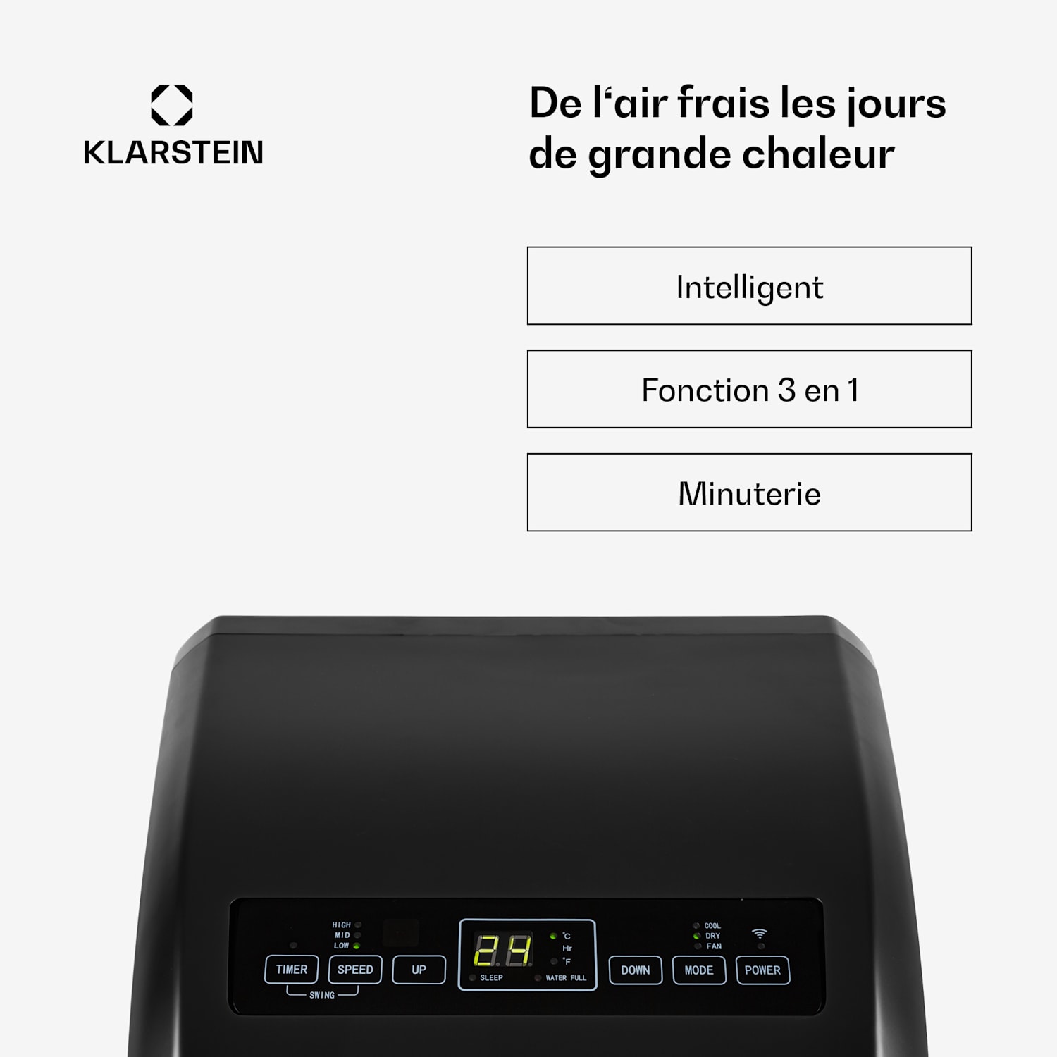 Metrobreeze Rom Smart mobiele airco 3,0 kW EEC A+ afstandsbediening 