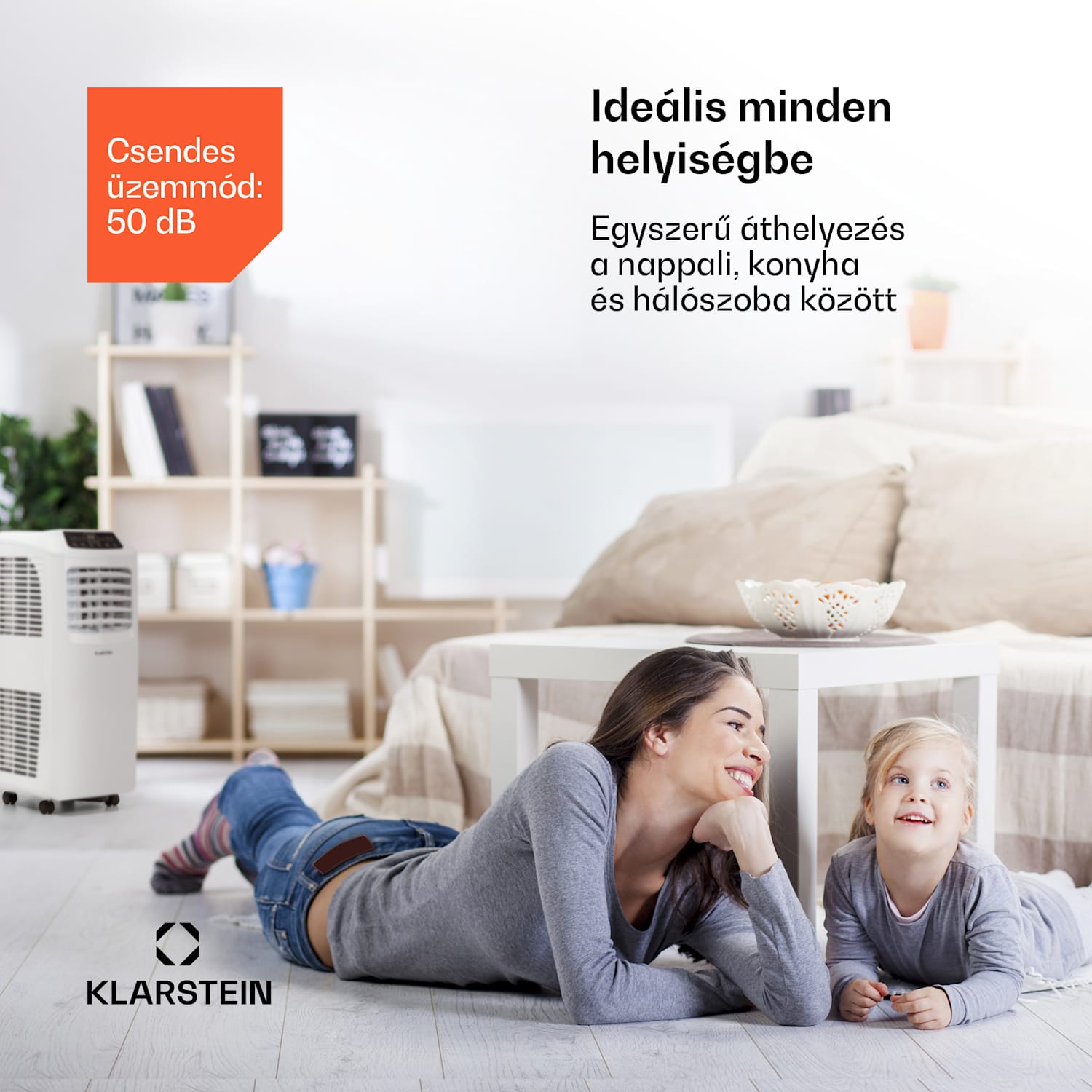 Pure Blizzard Smart 7k, mobil klíma, 7000 BTU / 2,1 kW, A energiahatékonysági osztály, távirányító 7.000 BTU | Igen | Fehér