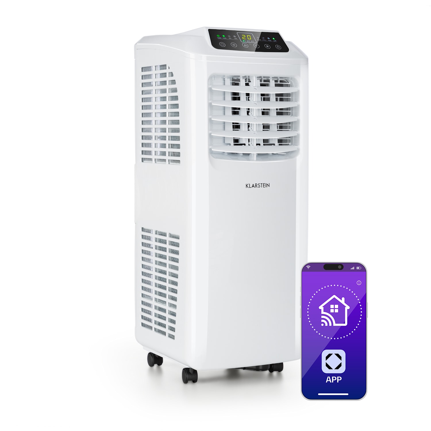 Pure Blizzard Smart 7k aire acondicionado portátil 7000 BTU/2,1 kW EEC A control remoto 7.000 BTU | Sí | Blanco