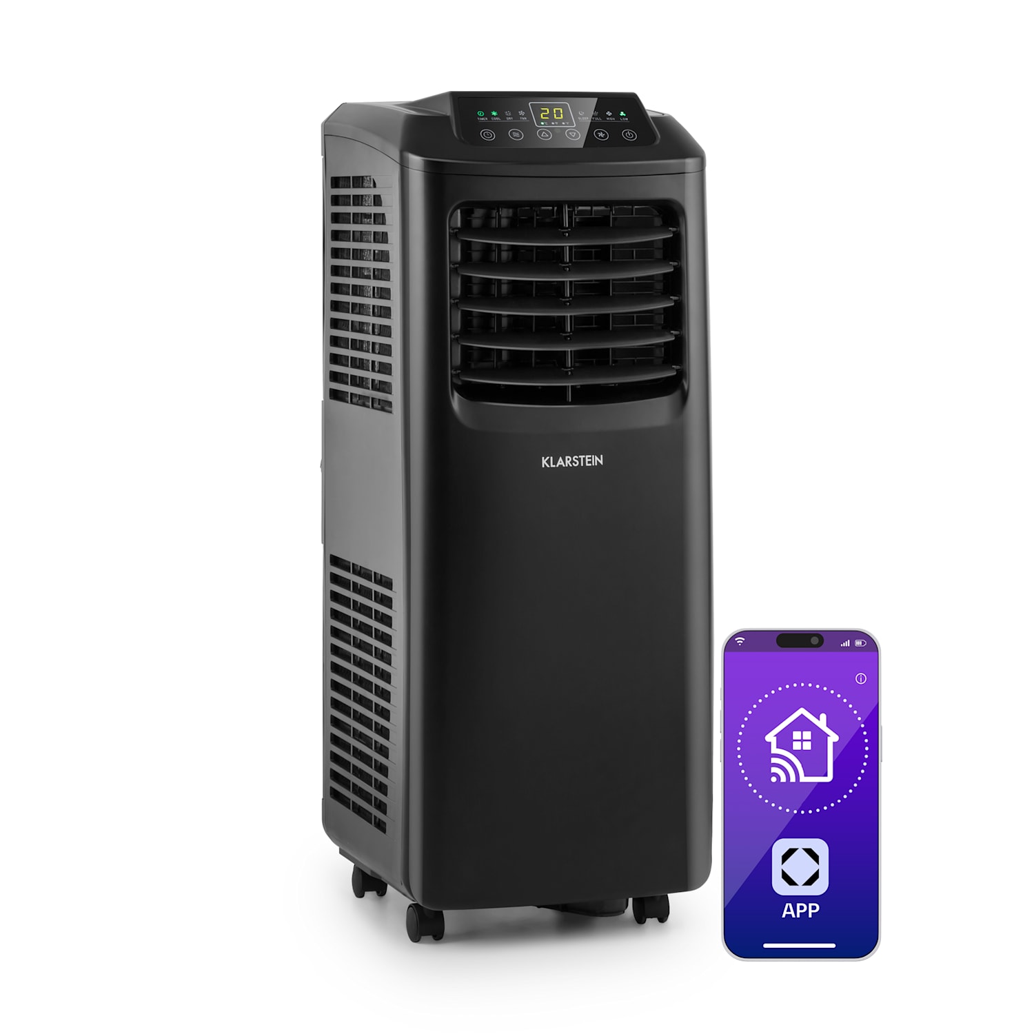 Acondicionador de aire móvil Pure Blizzard Smart 9k 9000 BTU/2,6 kW EEC A control remoto 9.000 BTU | Sí | Negro