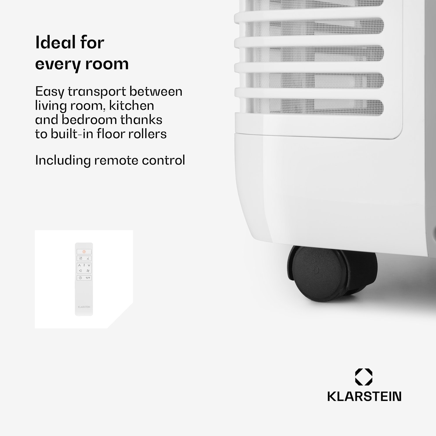 Grandbreeze Eco 12K, ilmastointilaite, 3 in 1, 460 m³/h, 12.000 BTU/1,35 kW 12.000 BTU | Valkoinen