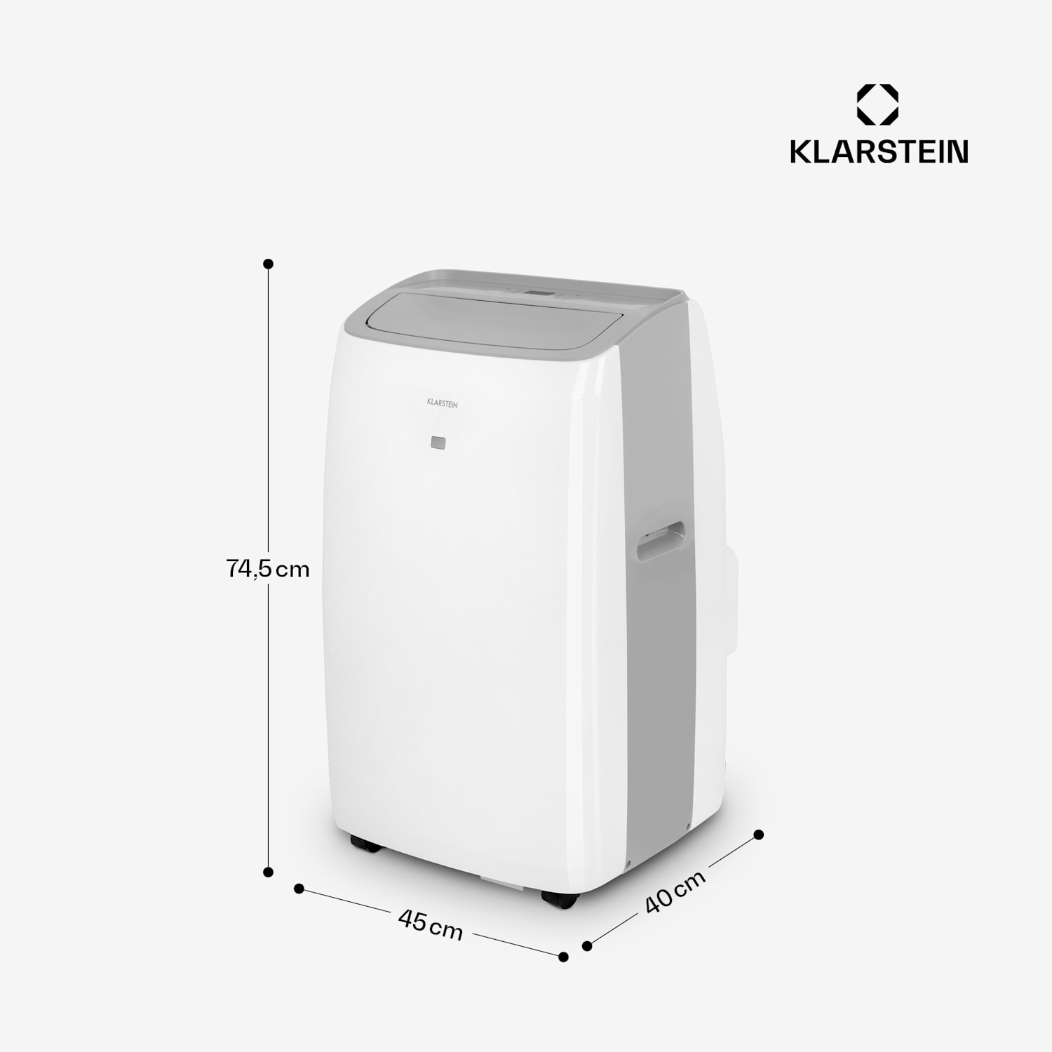 Grandbreeze Eco 12K, mobilná klimatizácia 3 v 1, 460 m³/h, 12 000 BTU/1,35 kW 12.000 BTU | Biela