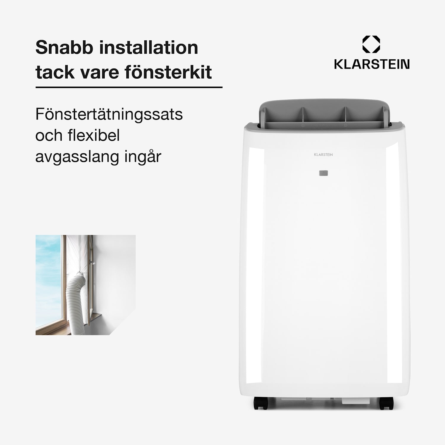 Grandbreeze Pro 14K luftkonditionering 3-i-1 460 m³/h 14 000 BTU/4,1 kW 14000 BTU | Nej | Vit