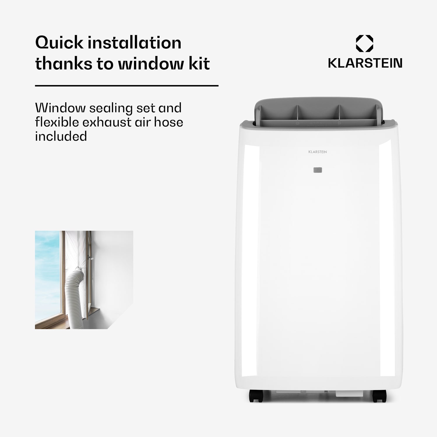 Grandbreeze Pro 14K airco 3-in-1 460 m³/h 4,1 kW 14000 BTU | Wit