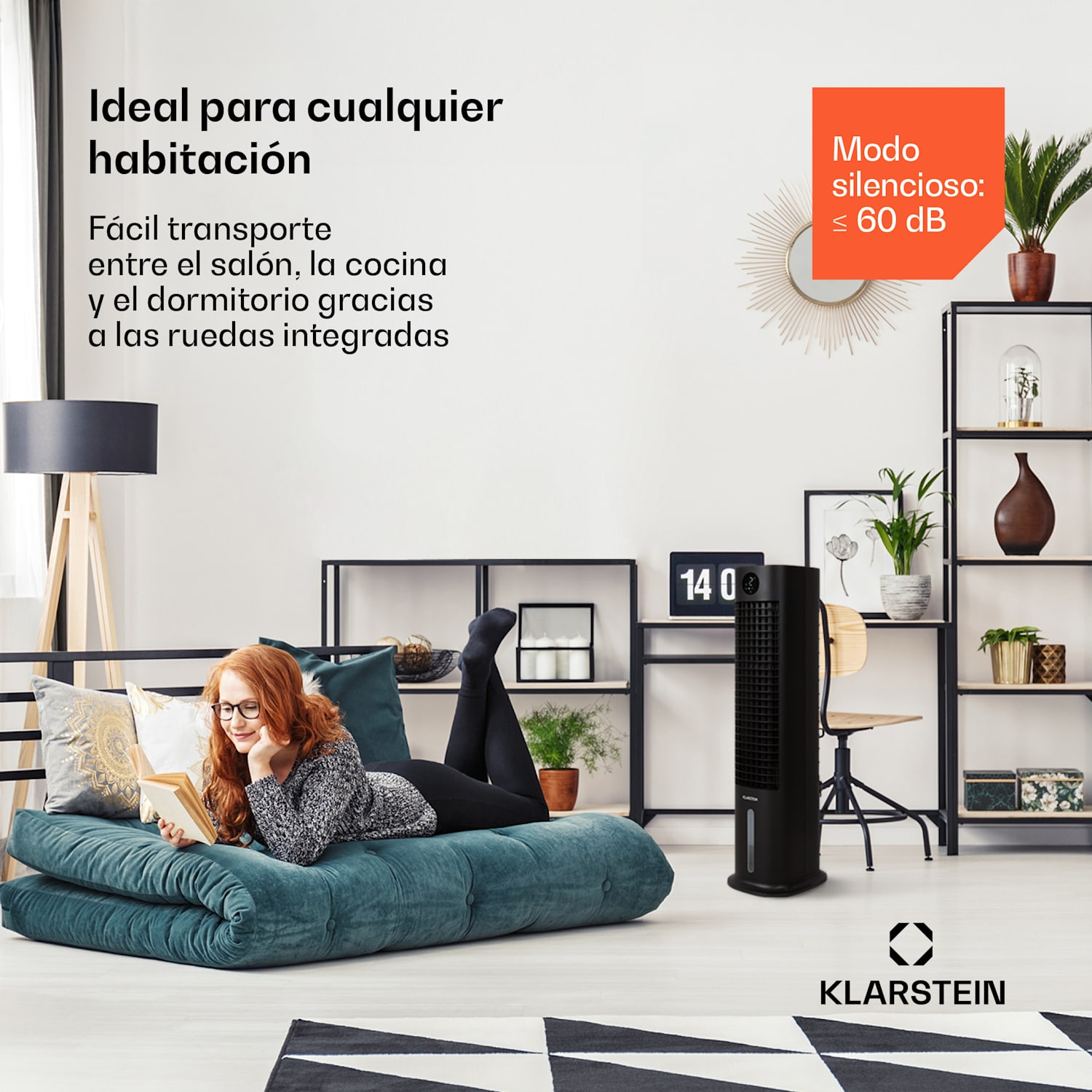 Climatizador Skytower Grand Smart 80W 480 m³/h 8 Liter portátil 