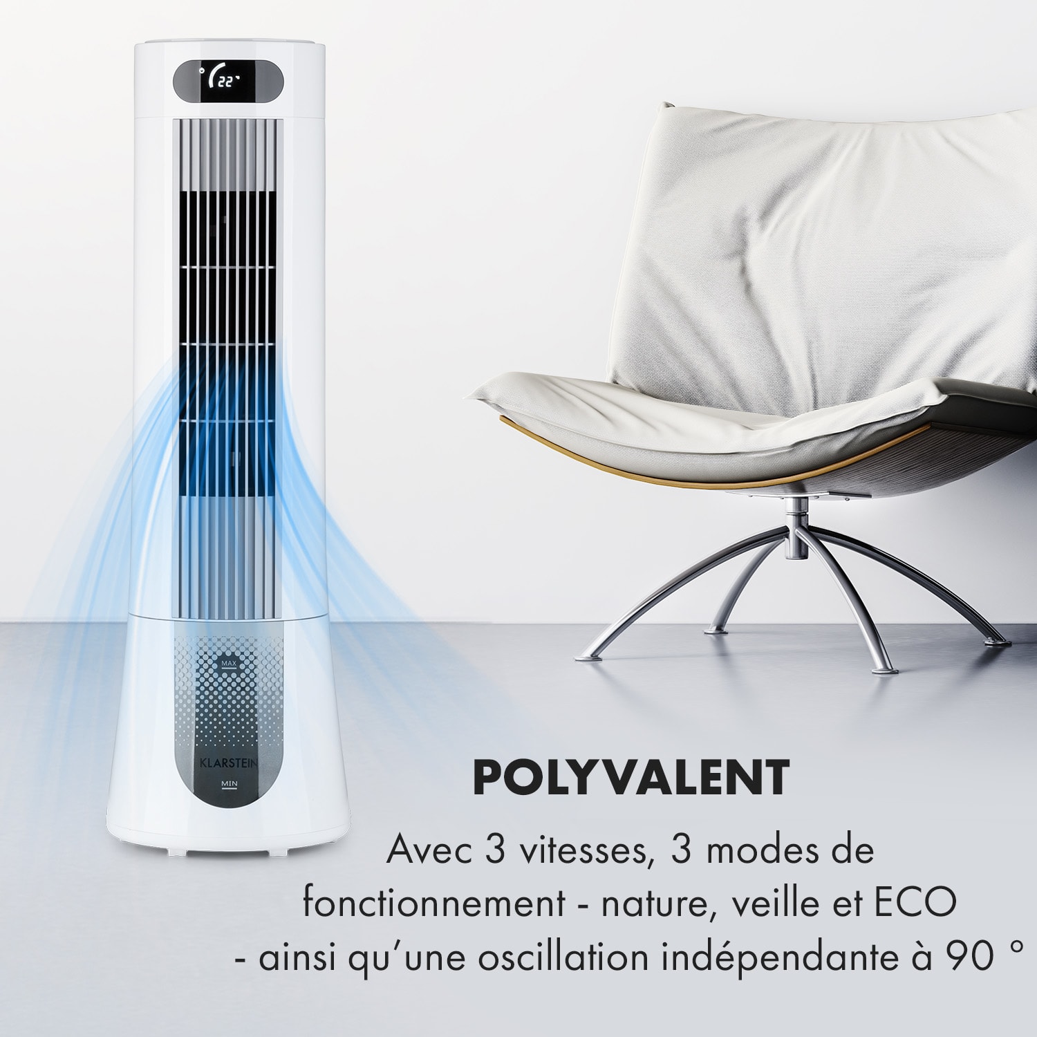 Skyscraper Frost luchtkoeler 45 W 7 liter 2 ice packs mobiel 