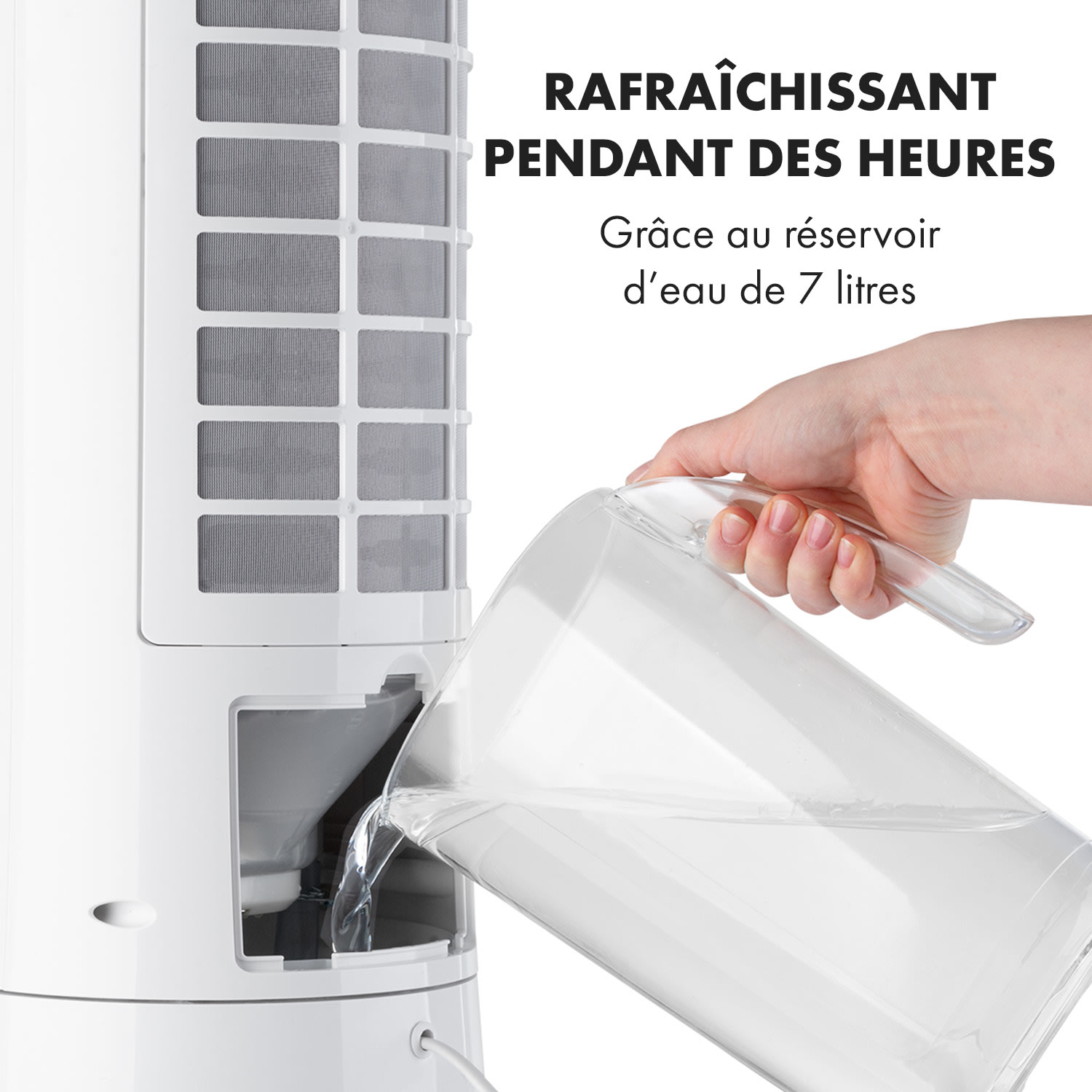 Skyscraper Frost luchtkoeler 45 W 7 liter 2 ice packs mobiel 