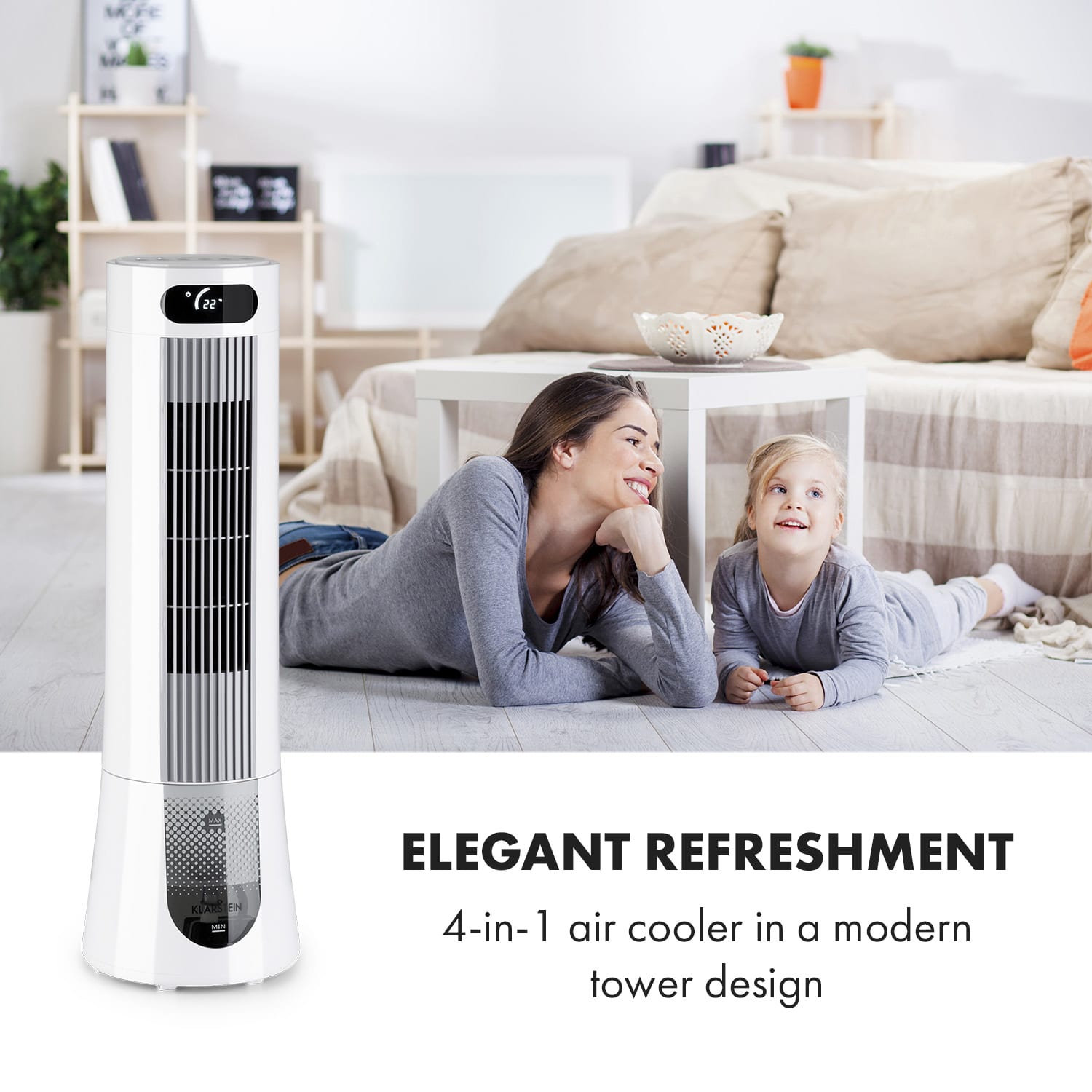 Skyscraper Frost, klimator, 45 W, 7 l, 2 wkłady chłodzące, przenośny 100 m³/h | Nie | Biały