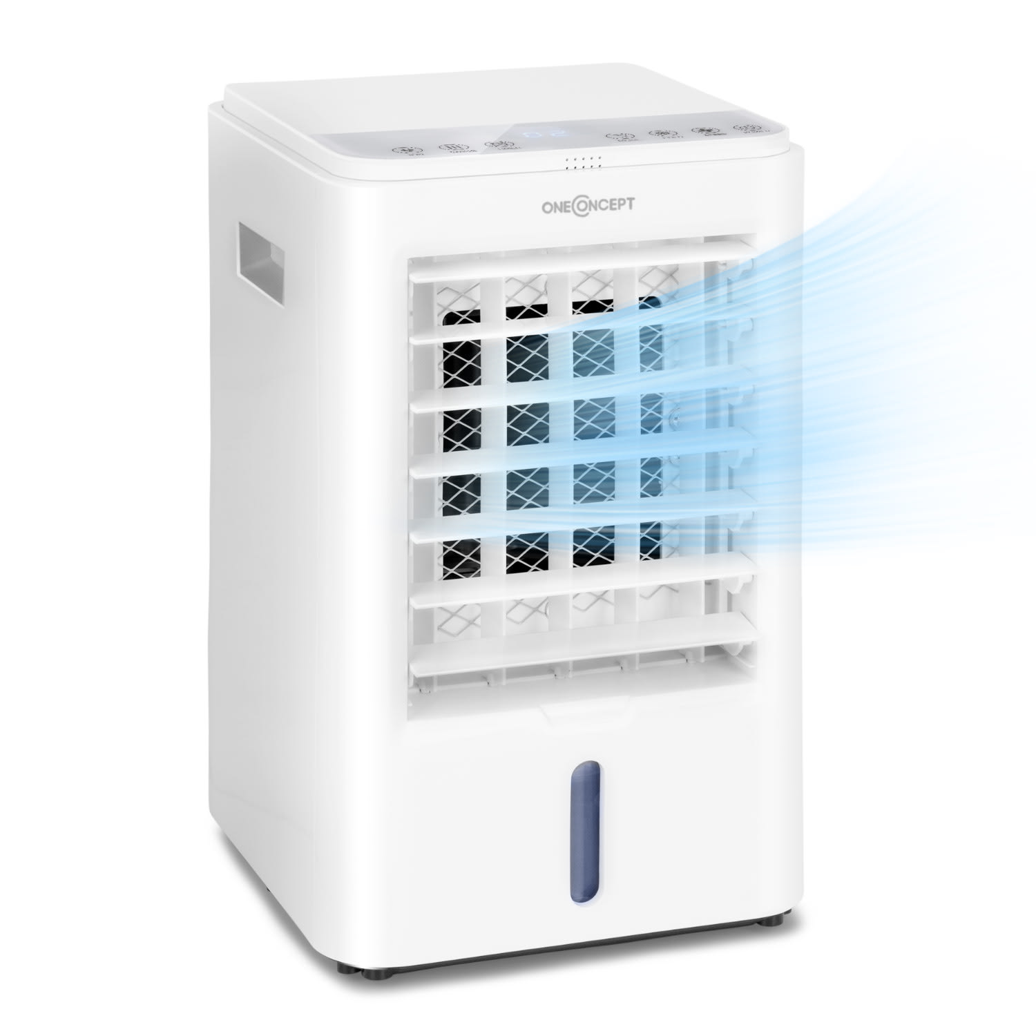 Arctic Cube, klimator 4 w 1, 40 W, 230 m³/h, 2 x wkład chłodzący Biały
