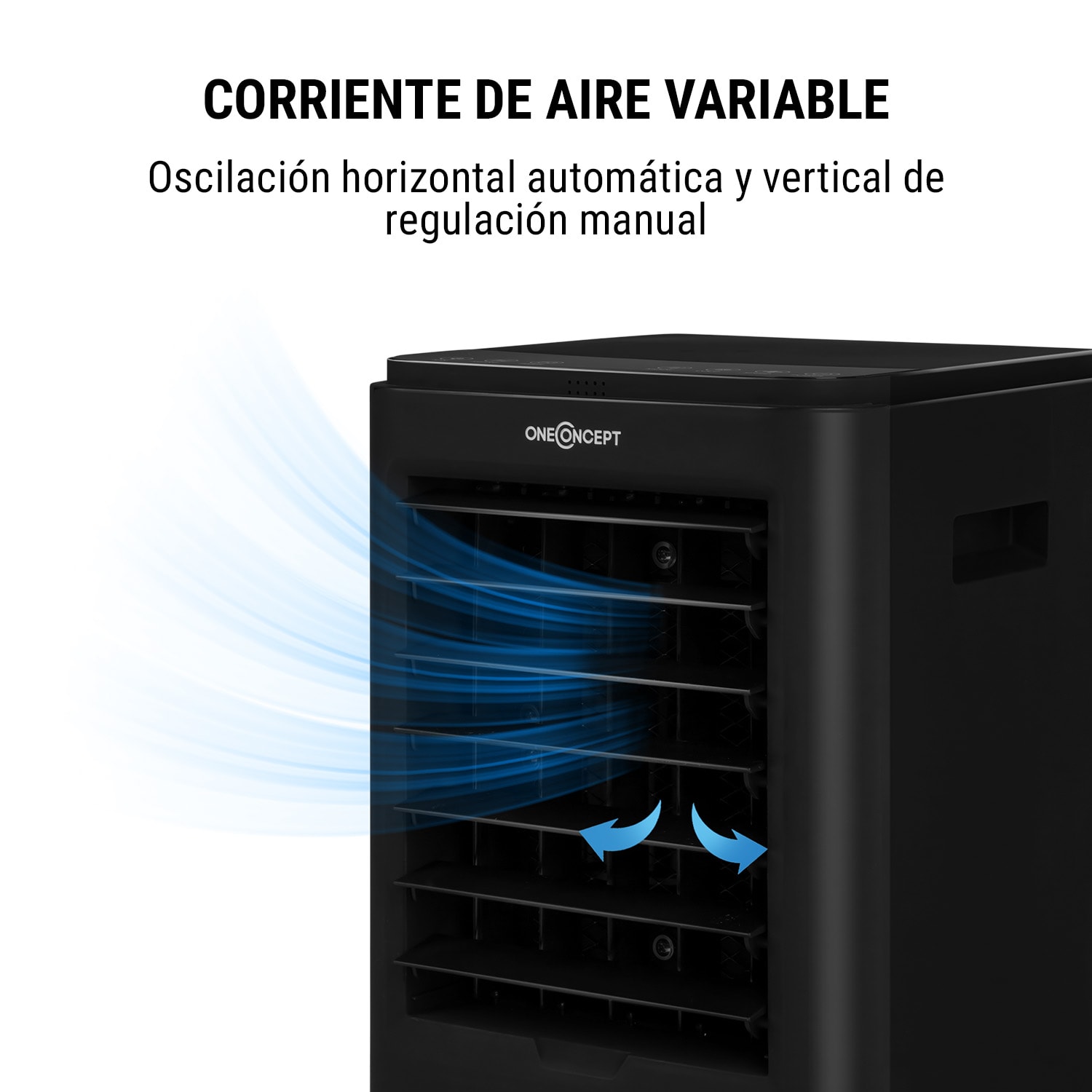 Arctic Cube Climatizador Evaporativo 4 en 1 40 Vatios 230 m3/h 2 bloques de refrigeración Negro