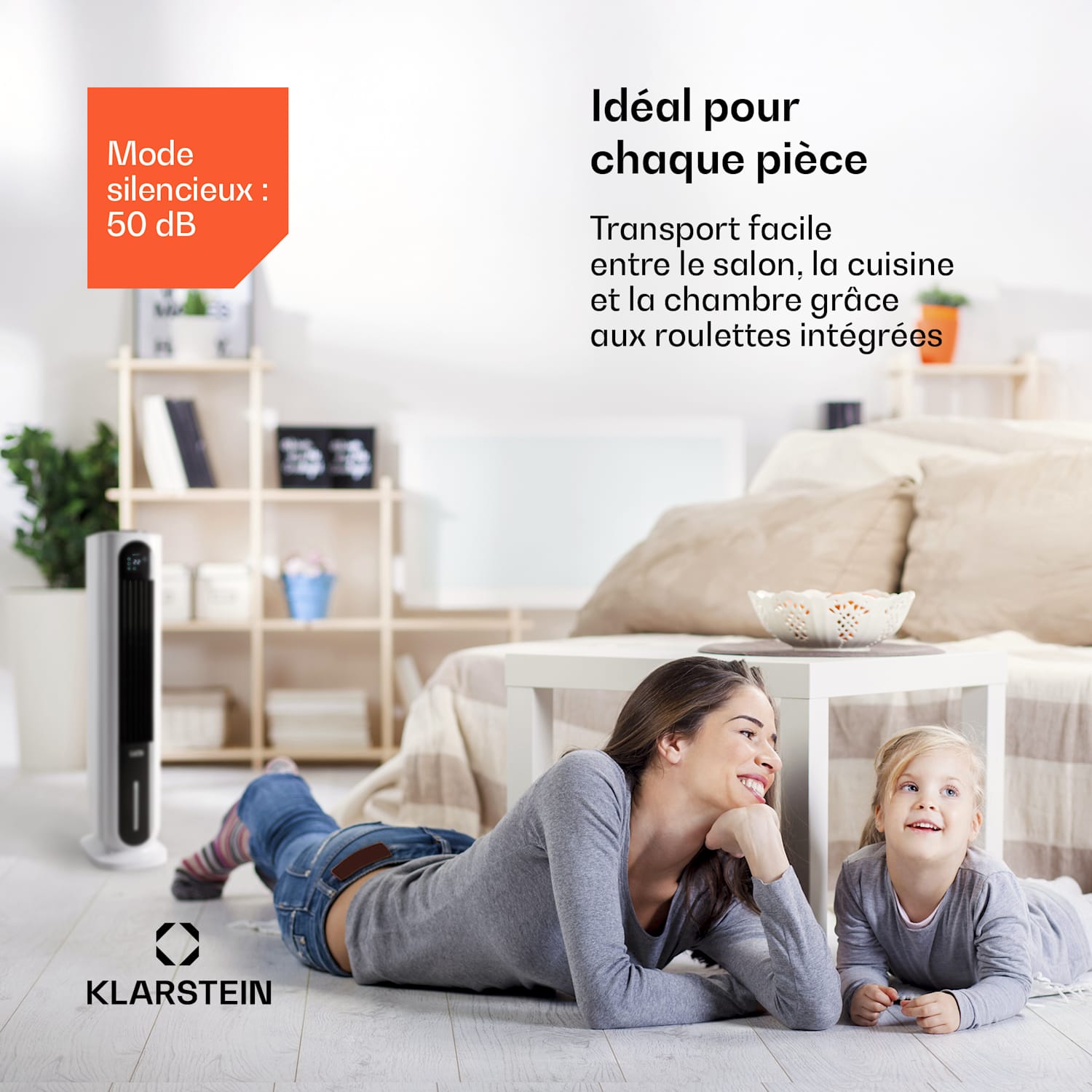 Polar Tower Smart ventilator luchtkoeler 7L 85W afstandsbediening 5x koelelement 