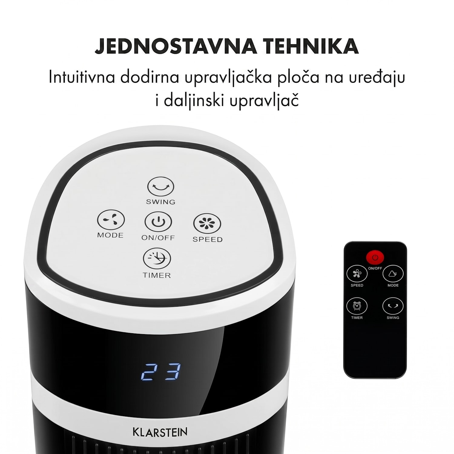 Icetower Smart, stupni ventilator, 45 W, kontrola aplikacijom 