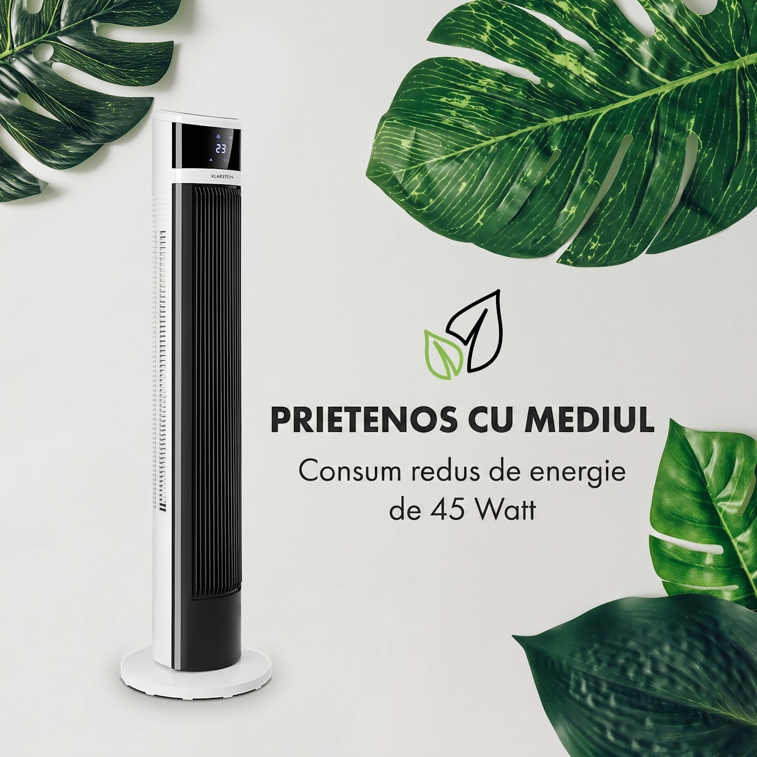 Icetower Smart, ventilator tip stâlp, 45 de wați, control prin aplicație 