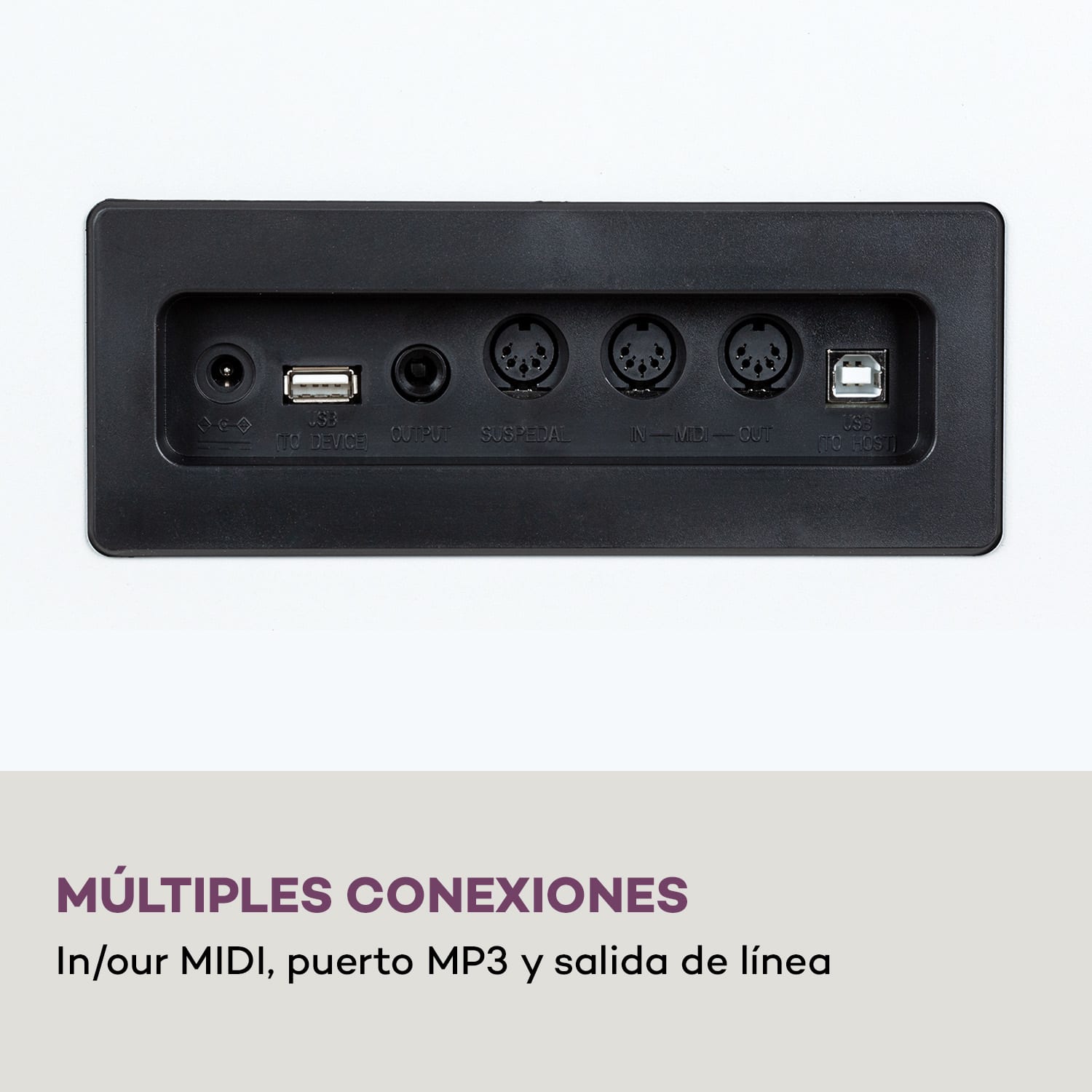 Subi 88 Harmony Piano electrónico 88 Teclas Mecanismo de martillo 160 Ritmos 80 canciones demo Madera Blanca