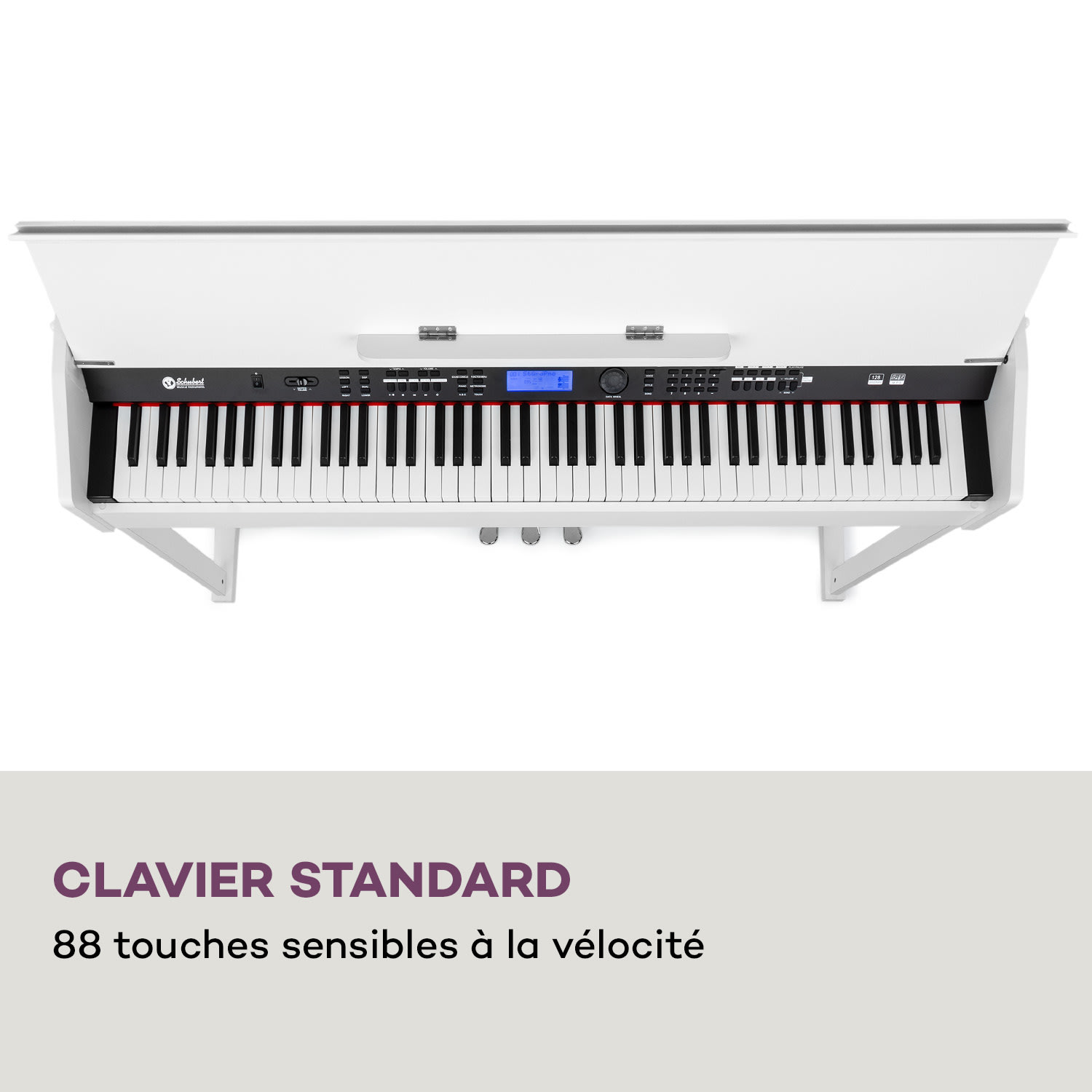 Subi 88 Harmony Piano électrique 88 touches marteau mécanique 160 Rythmes 80 chansons démo 