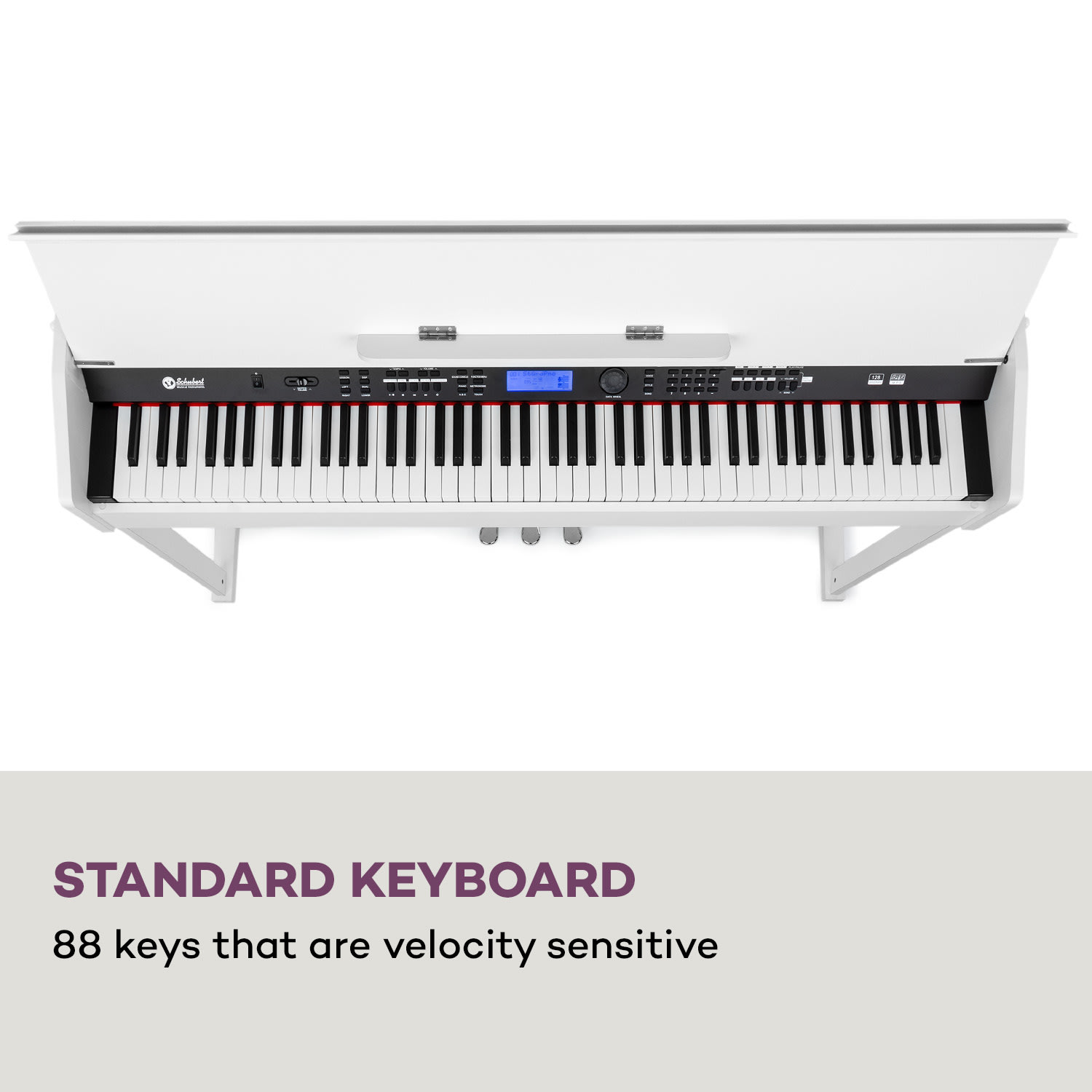 SCHUBERT Subi 88 Harmony, digitálne piano, 88 kláves, kladivková mechanika, 160 rytmov, 80 demo piesní 