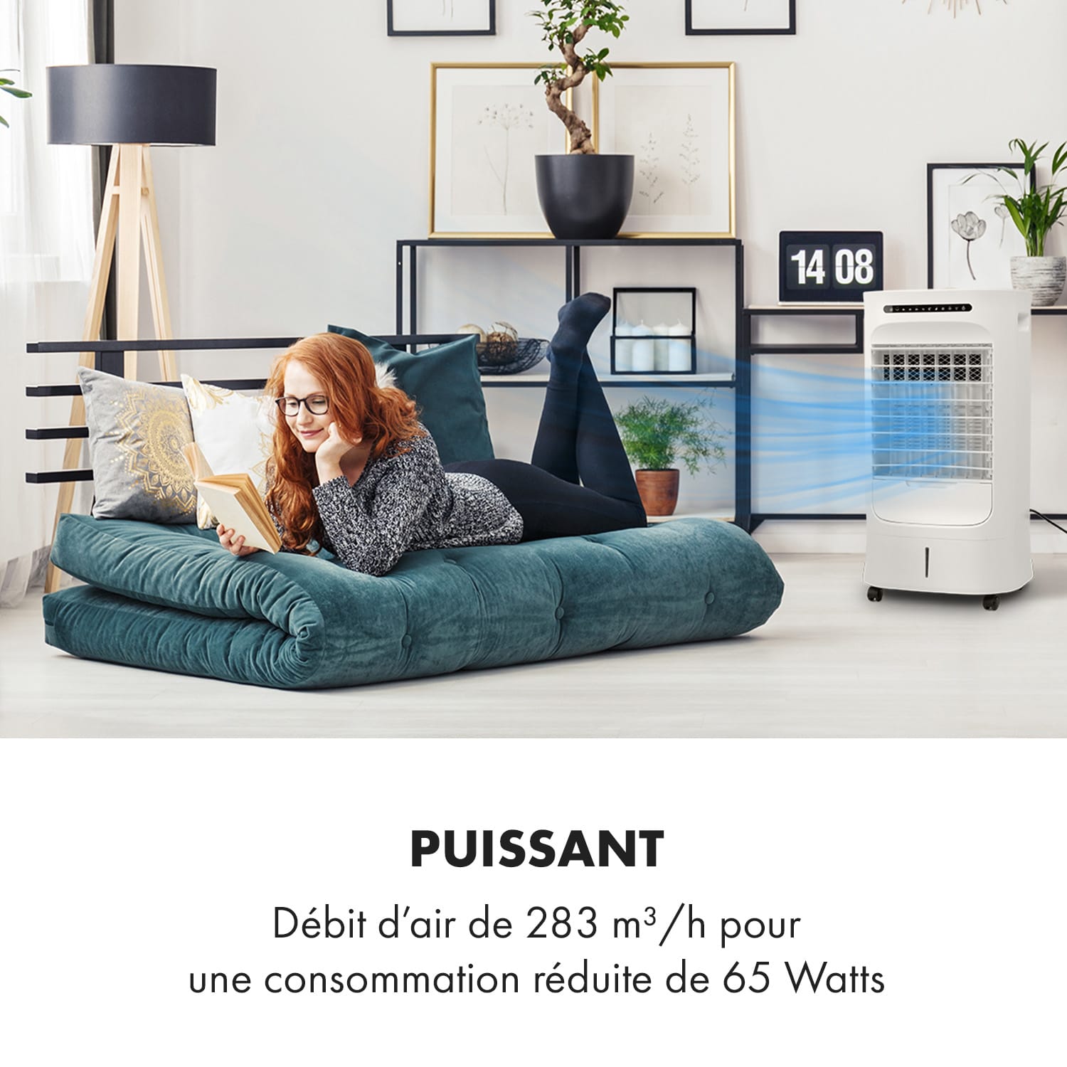 Iceberg Breeze 2-in-1 luchtkoeler 65 watt 283 m3/h 10 L tank 2 koelelementen 