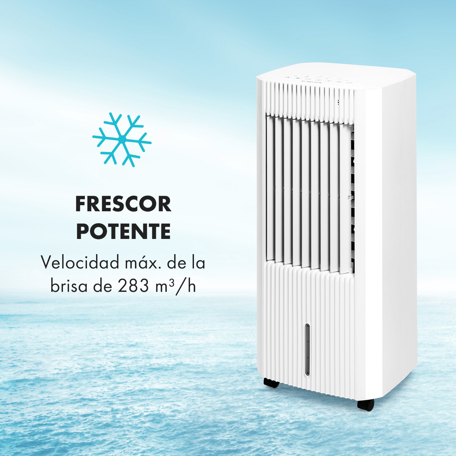 Refrigerador de aire Iceberg Pure, caudal de aire: 283 m³/h, 65 vatios, tanque: 5 litros Pure | Blanco