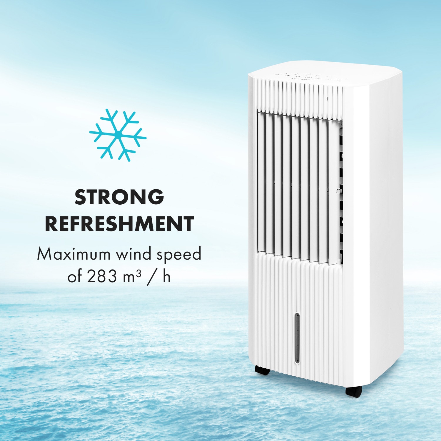 Iceberg Pure, rashlađivač zraka, protok zraka: 283 m³ / h, 65 W, spremnik: 5 litara