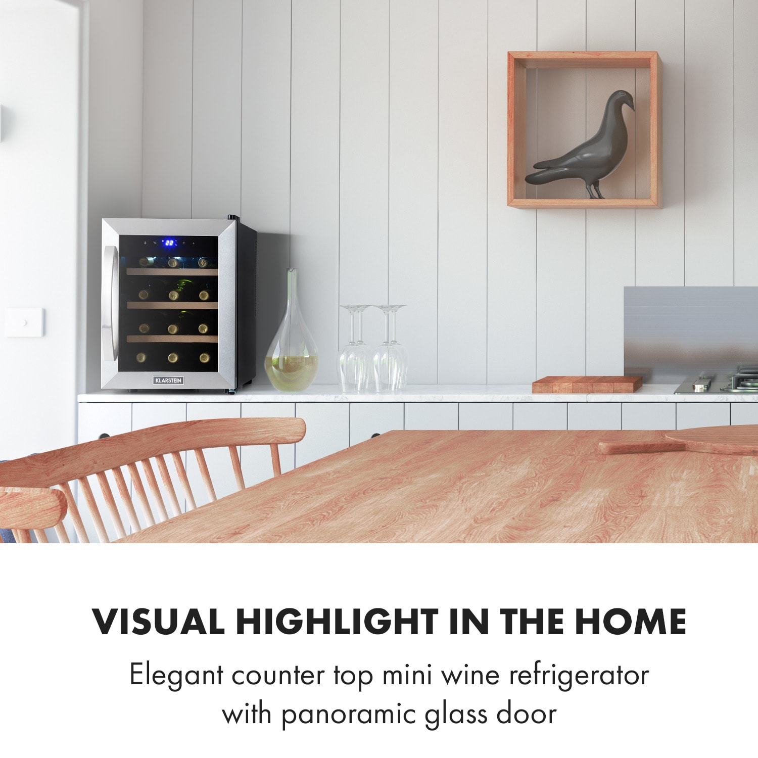 Reserva 12 Uno, vinotéka, 31 l, 11-18°C, 1 zóna 1 chladiaca zóna | 12 fliaš