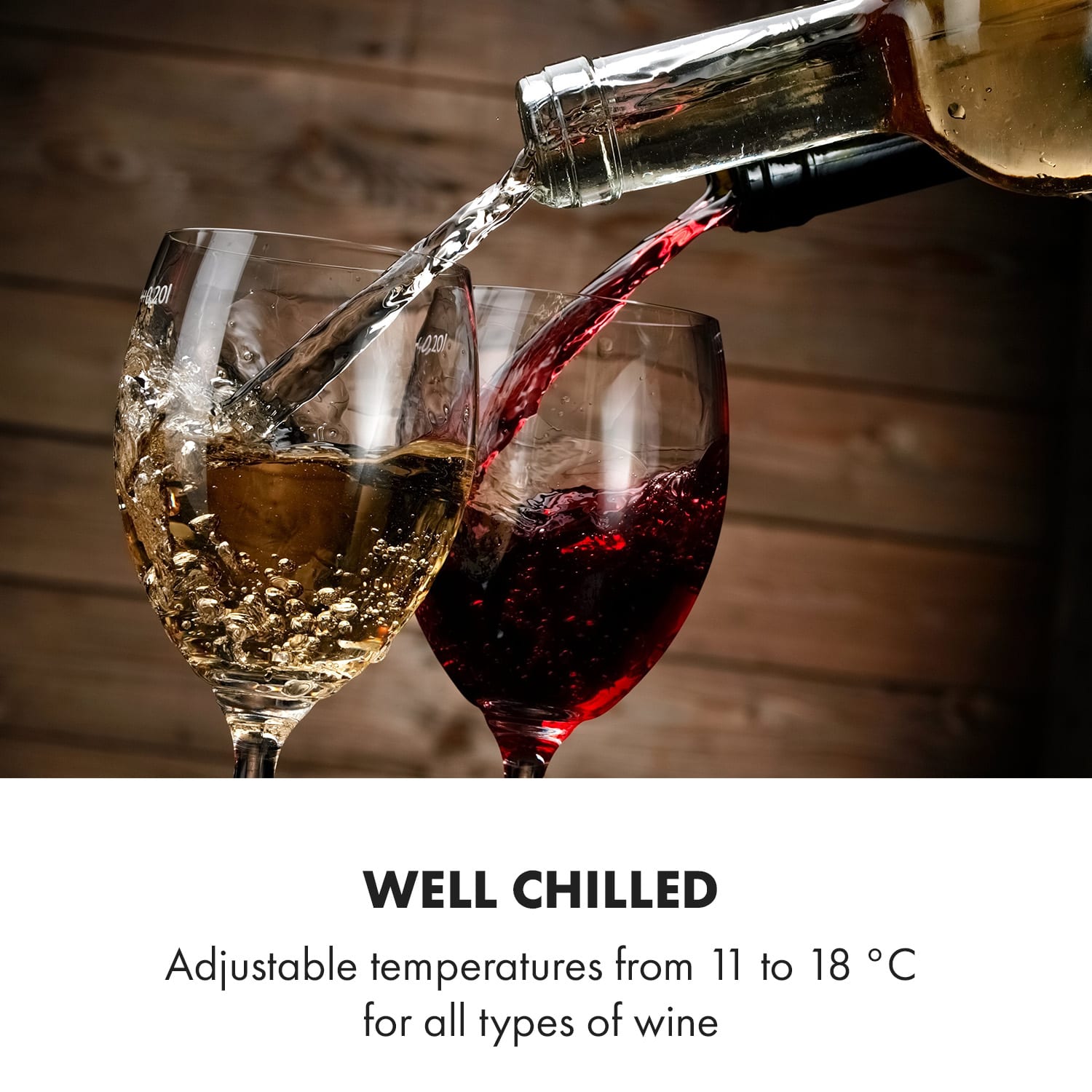 Reserva 12 Uno, vinotéka, 31 l, 11-18°C, 1 zóna 1 chladiaca zóna | 12 fliaš